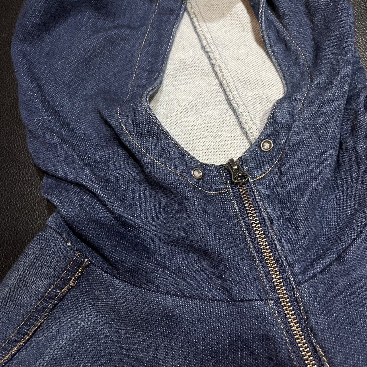 Japanese Brand Divine Retribution Angel Samurai Zip Up Hoodie Indigo Blue Size US L / EU 52-54 / 3 - 9 Thumbnail