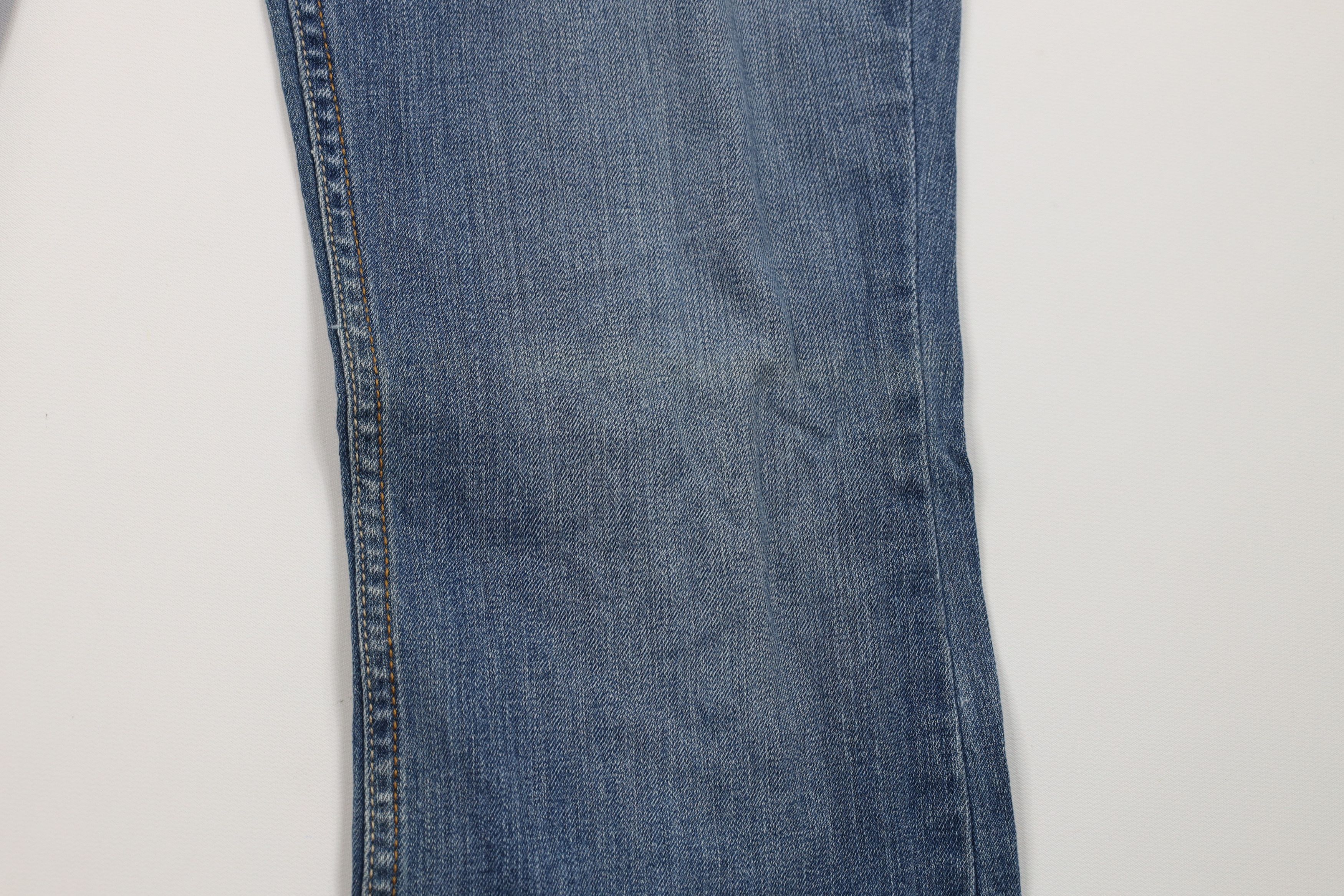 Levi's Vintage Y2K Levis 524 Super Low Flared Wide Leg Denim Jeans Size 28" / US 6 / IT 42 - 6 Thumbnail