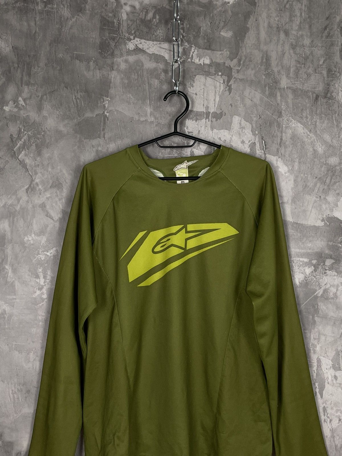 Vintage Rare Alpinestar Racing Vintage Y2K Longsleeve 💣 Size US M / EU 48-50 / 2 - 2 Thumbnail