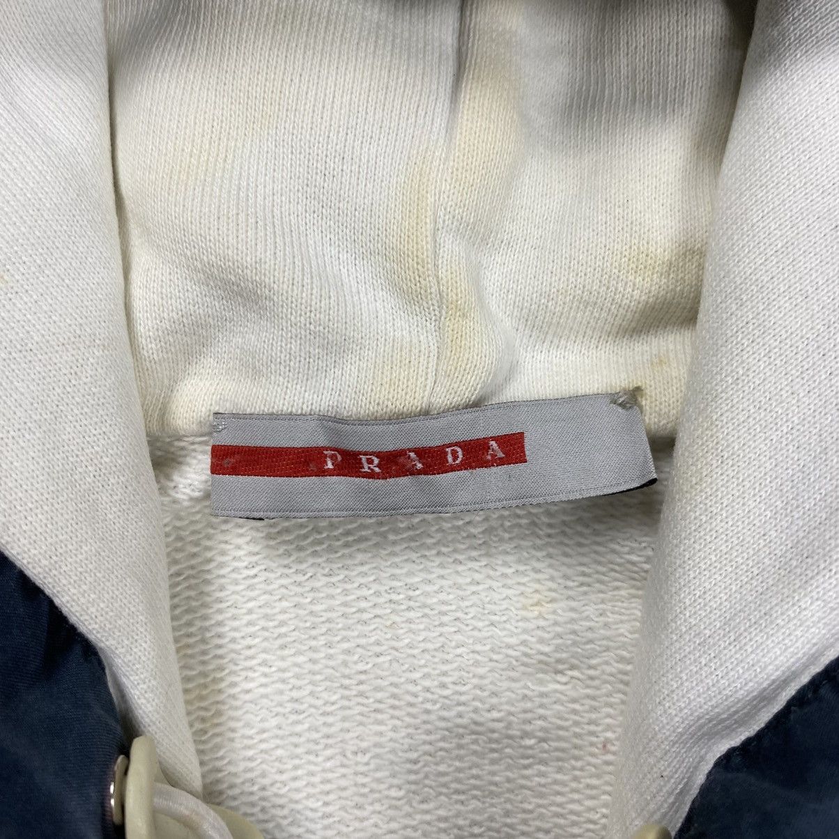 Prada Prada double zip hoodie white Size US L / EU 52-54 / 3 - 9 Thumbnail