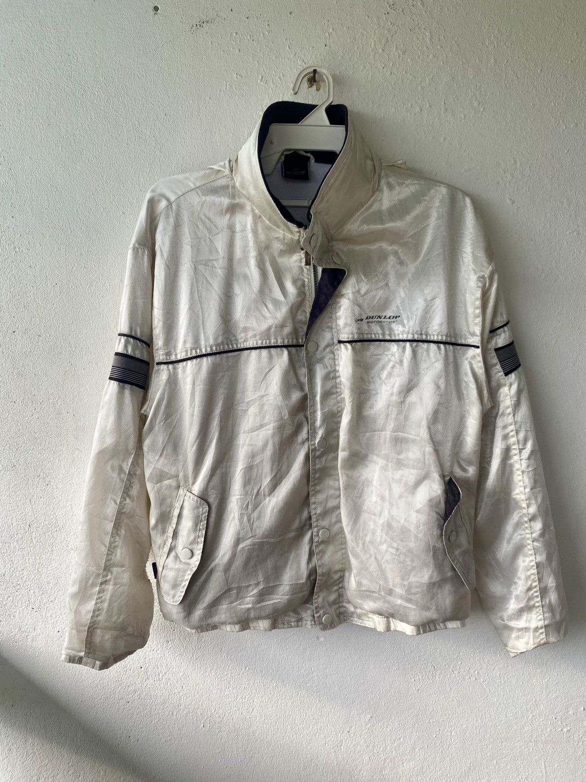 Dunlop × Japanese Brand Dunlop Motorsport Long Sleeve Jacket have Cotton Lininig Size US M / EU 48-50 / 2 - 1 Thumbnail