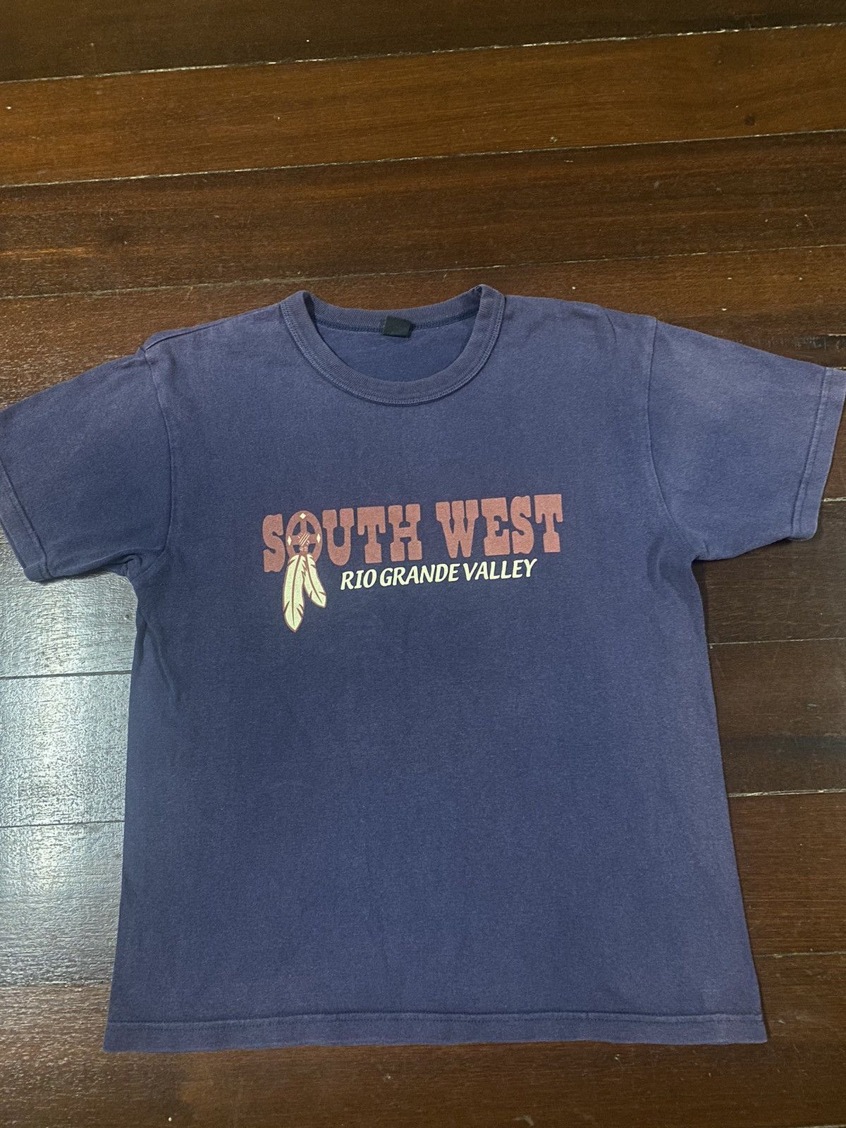 The Flat Head vintage inspired THE FLAT HEAD south west loop wheel tee Size US M / EU 48-50 / 2 - 3 Thumbnail
