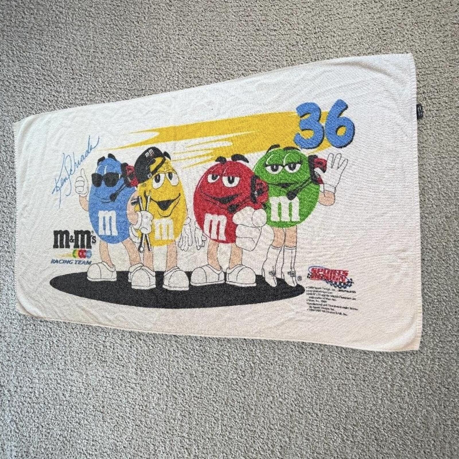 Other Vintage M&M’s Racing Team #36 Ken Schrader NASCAR Towel Size ONE SIZE - 1 Thumbnail