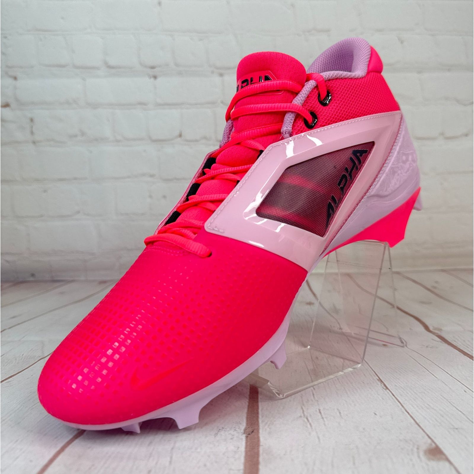 Nike Nike Alpha Menace 4 Pro NRG Racer Pink Football Cleats Sz 13 Size US 13 / EU 46 - 4 Thumbnail