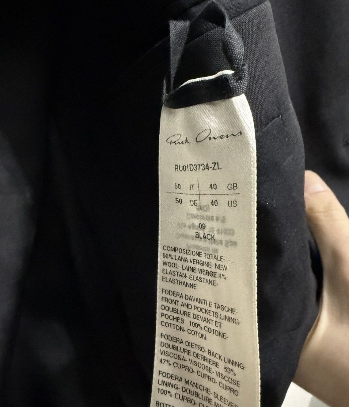 Rick Owens Rick Owens JMF alice blazer jacket Size US M / EU 48-50 / 2 - 2 Thumbnail