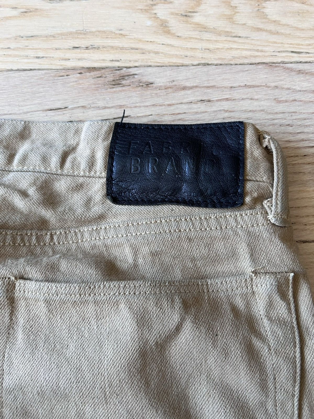 Fabric Brand & Co. × Japanese Brand × Vintage Vintage Fabric Brand & Co Selvidge Slim Fit Panta Japan Size US 38 / EU 54 - 5 Thumbnail