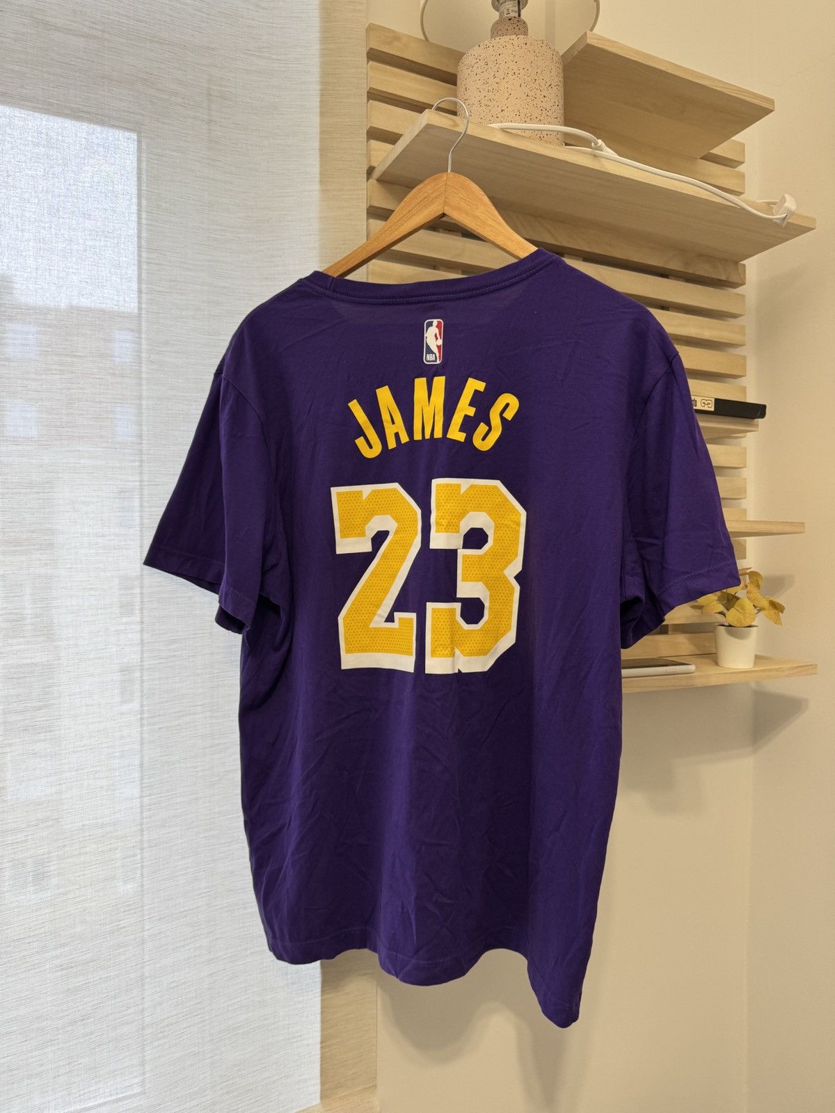 Nike Nike James 23 Lakers Tee Size US L / EU 52-54 / 3 - 1 Thumbnail