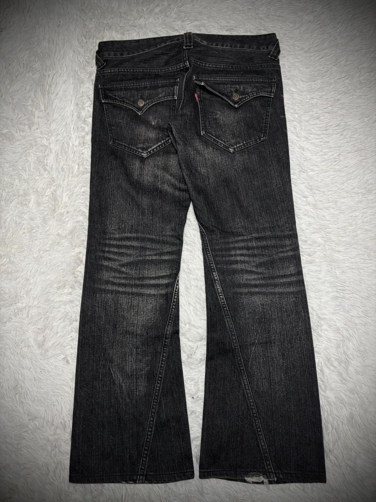 Tornado Mart Rare Tornado Mart clawmark flared jeans Size US 34 / EU 50 - 5 Thumbnail