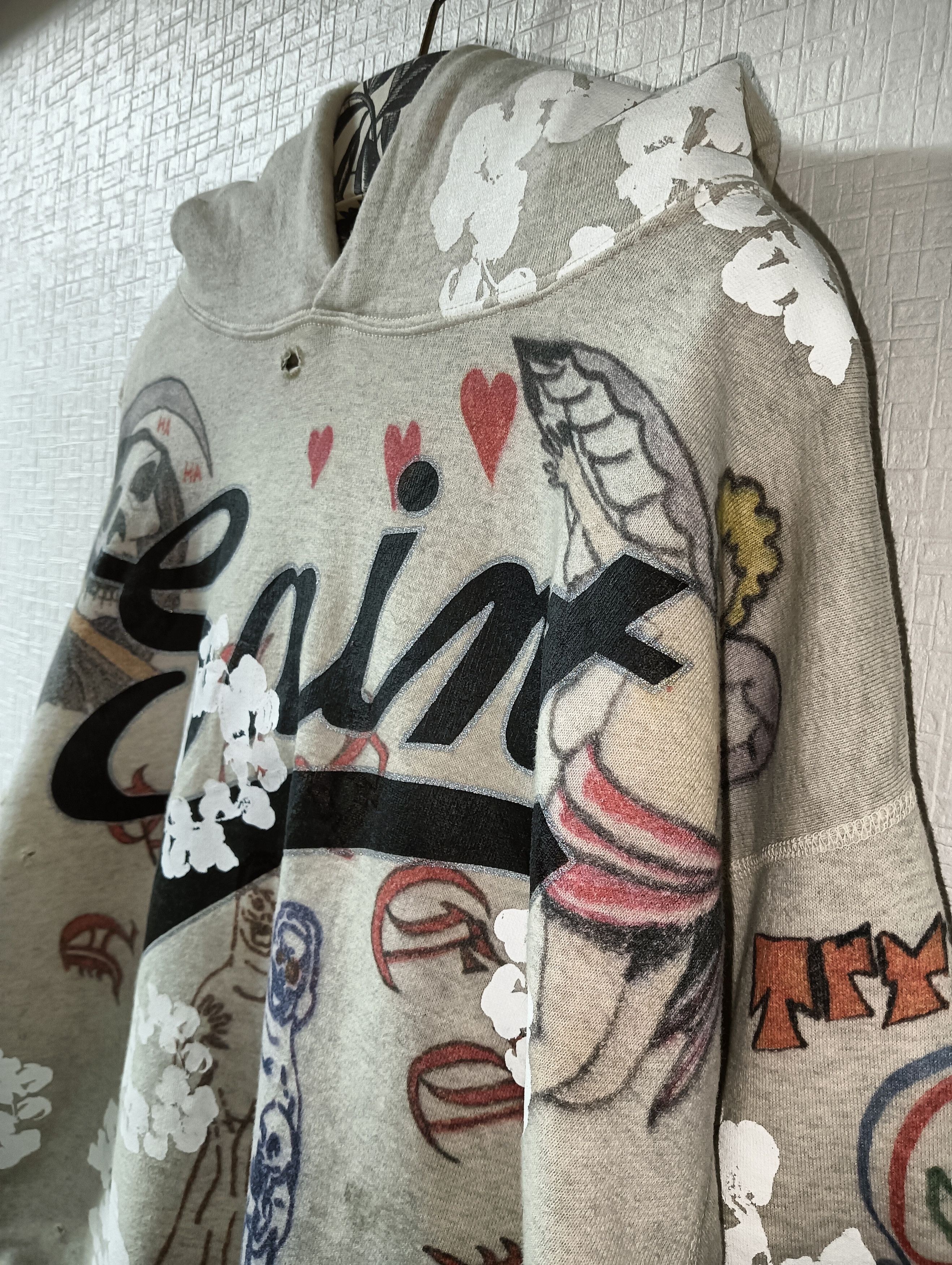 DENIM TEARS × Saint Michael Denim Tears Graffiti Hoodie Size US L / EU 52-54 / 3 - 3 Thumbnail