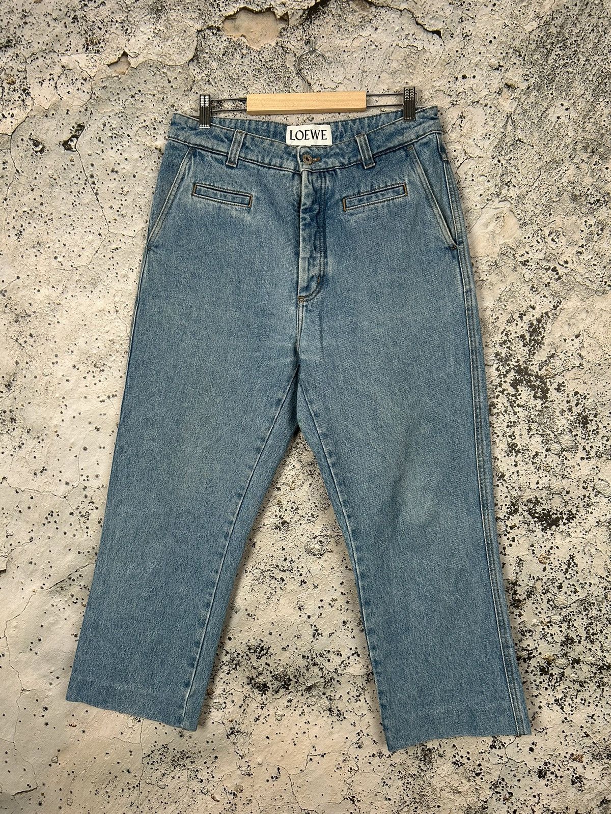 Loewe Loewe Jeans Denim Pants Designer Rare Luxury Made in Italy Size 28" / US 6 / IT 42 - 1 Thumbnail
