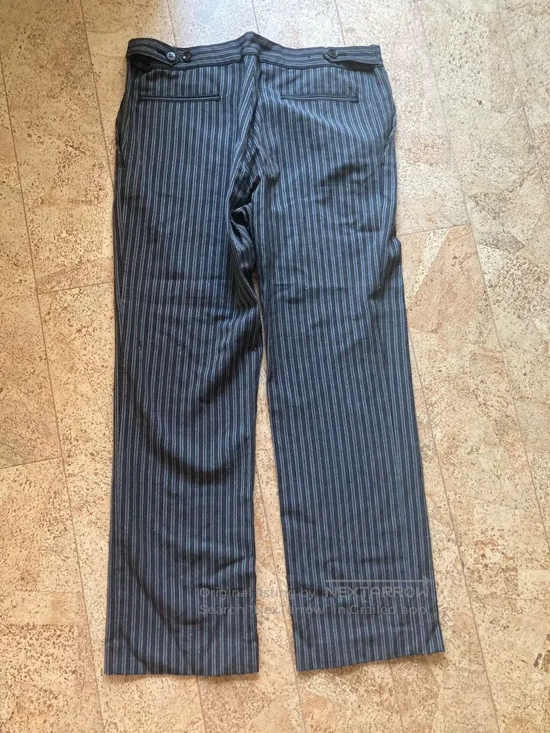 Yohji Yamamoto Yohji Yamamoto size 3 Wool striped trousers Size US 30 / EU 46 - 4 Thumbnail