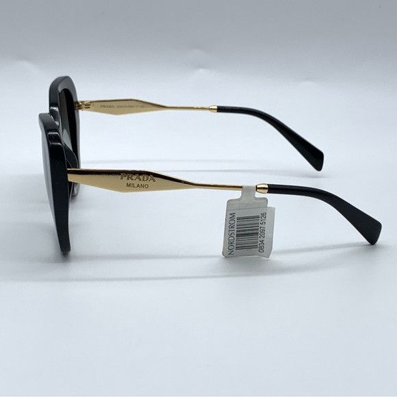 Prada Prada 53mm Oversized Frame Butterfly Sunglasses Size ONE SIZE - 4 Thumbnail