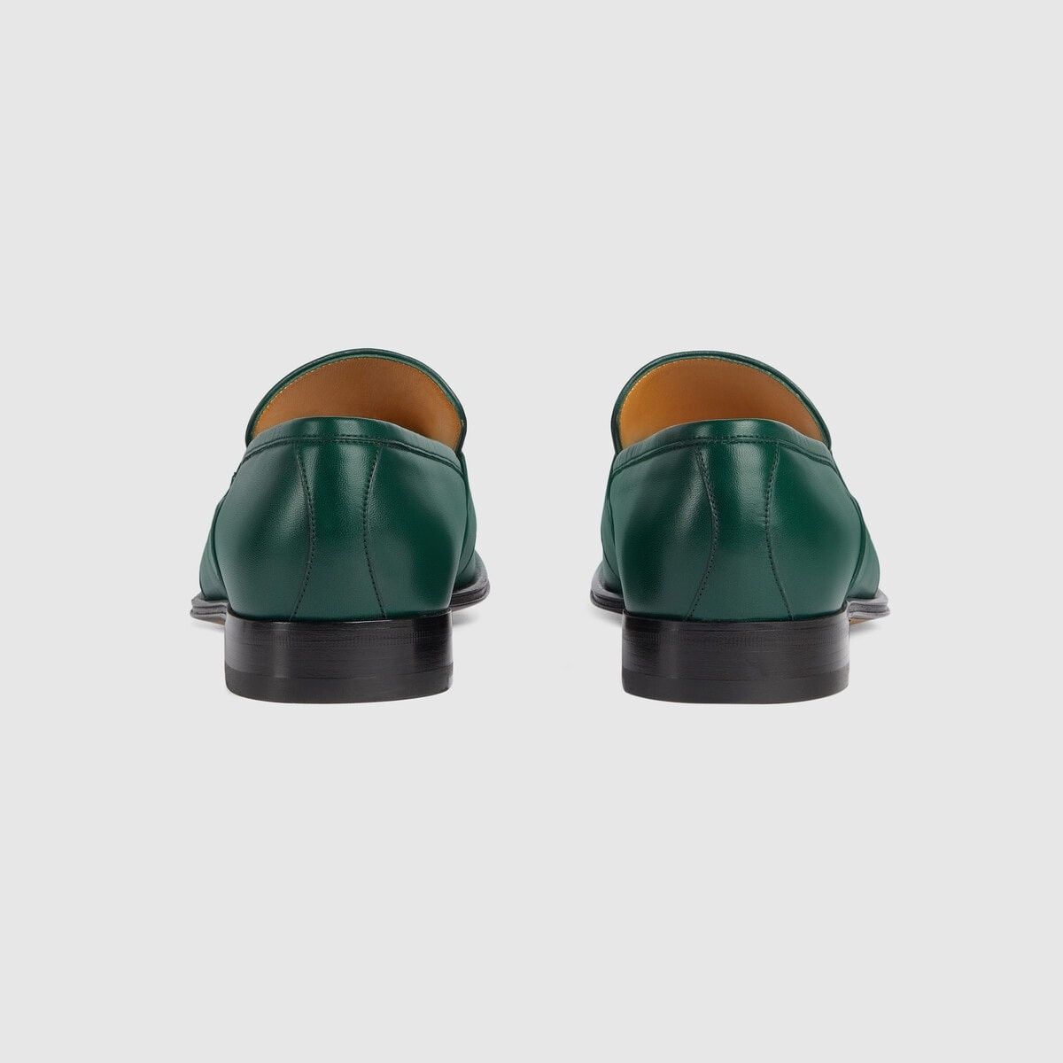 Gucci o1s1wg110125 Loafers With Interlocking G in Dark Green Size US 6 / EU 39 - 3 Thumbnail