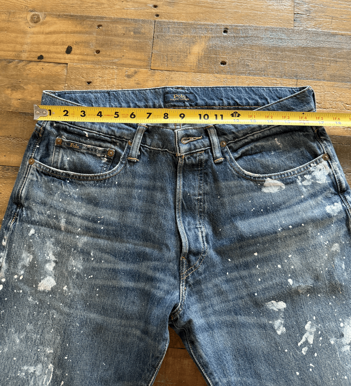 Polo Ralph Lauren POLO paint splatter jeans 32x32 Size US 32 / EU 48 - 3 Thumbnail