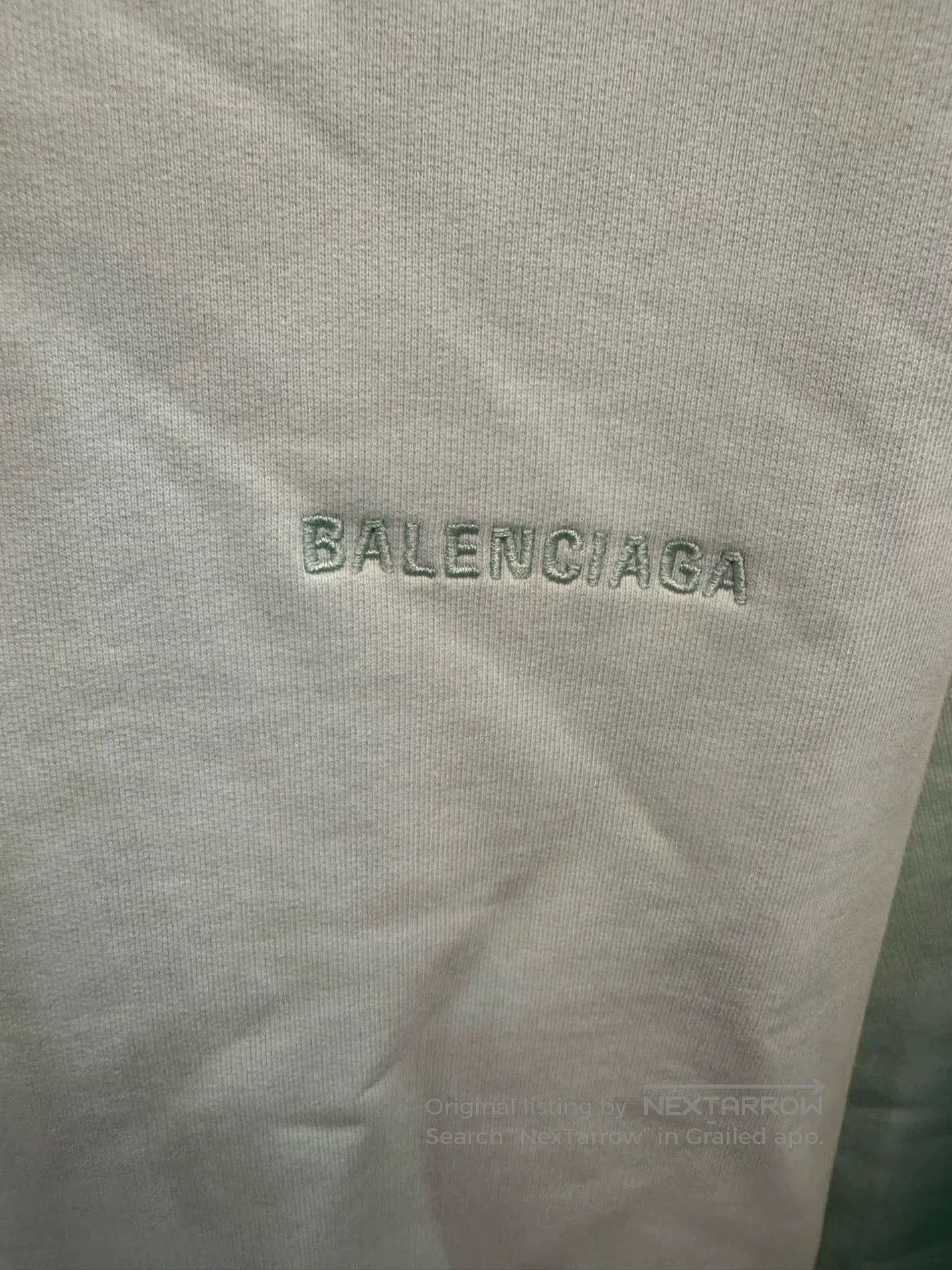 Balenciaga Balenciaga Embroidered Green Hoodie. Size US XS / EU 42 / 0 - 3 Thumbnail