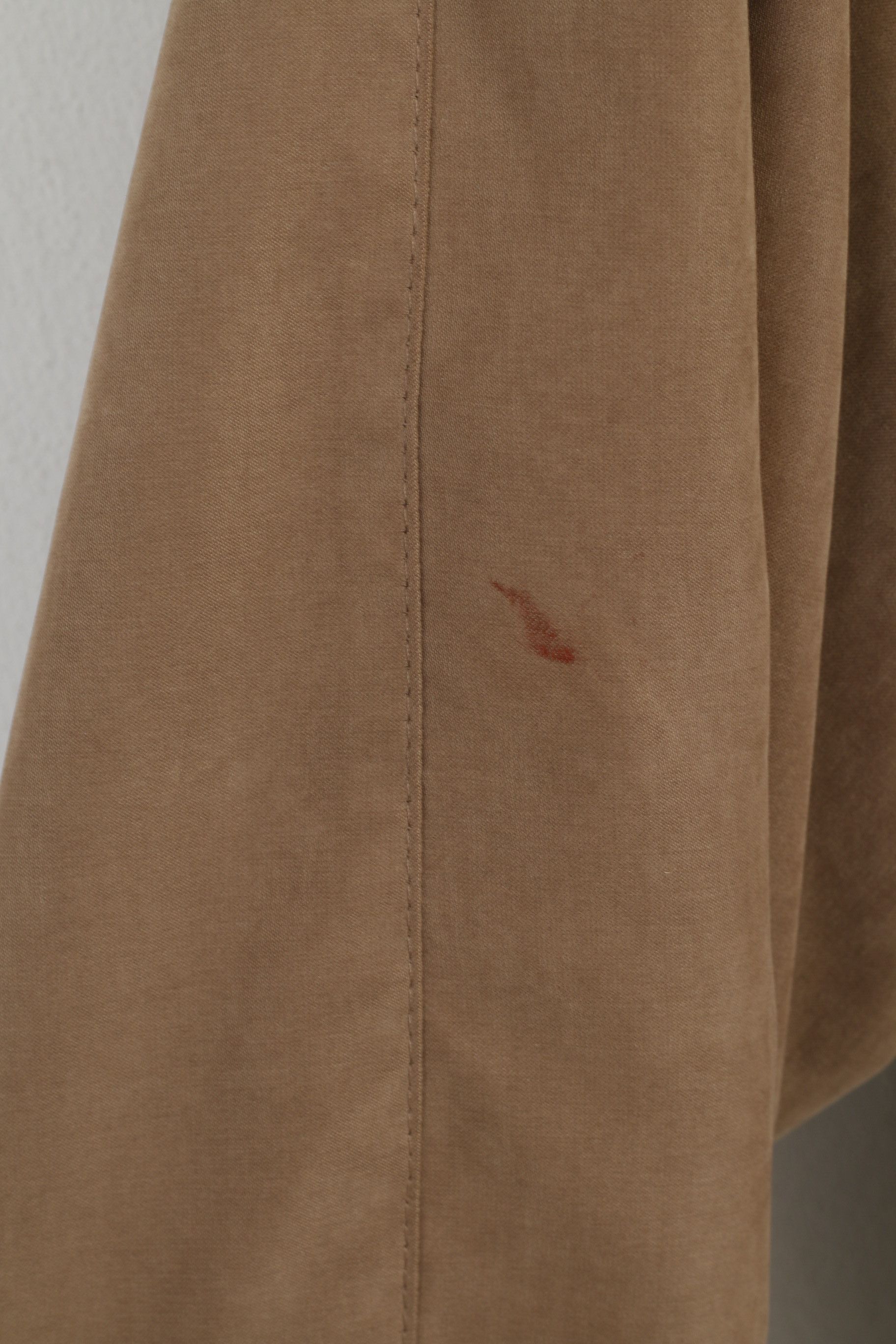 Vintage Finn-Flare Collection Women 40 L Coat Taupe Zip Up 7156 Size L / US 10 / IT 46 - 5 Thumbnail