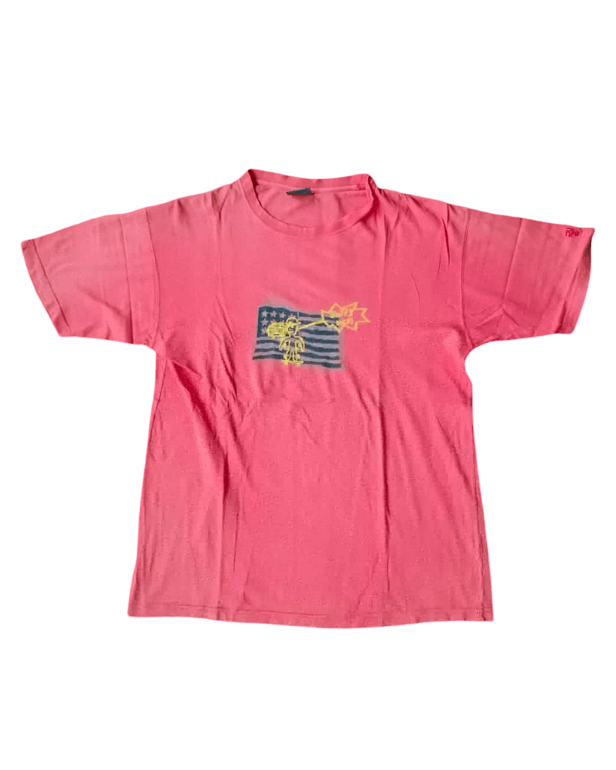 Vintage Vintage Duffs Skateboards Red Graphic Faded Tees Size US L / EU 52-54 / 3 - 1 Thumbnail
