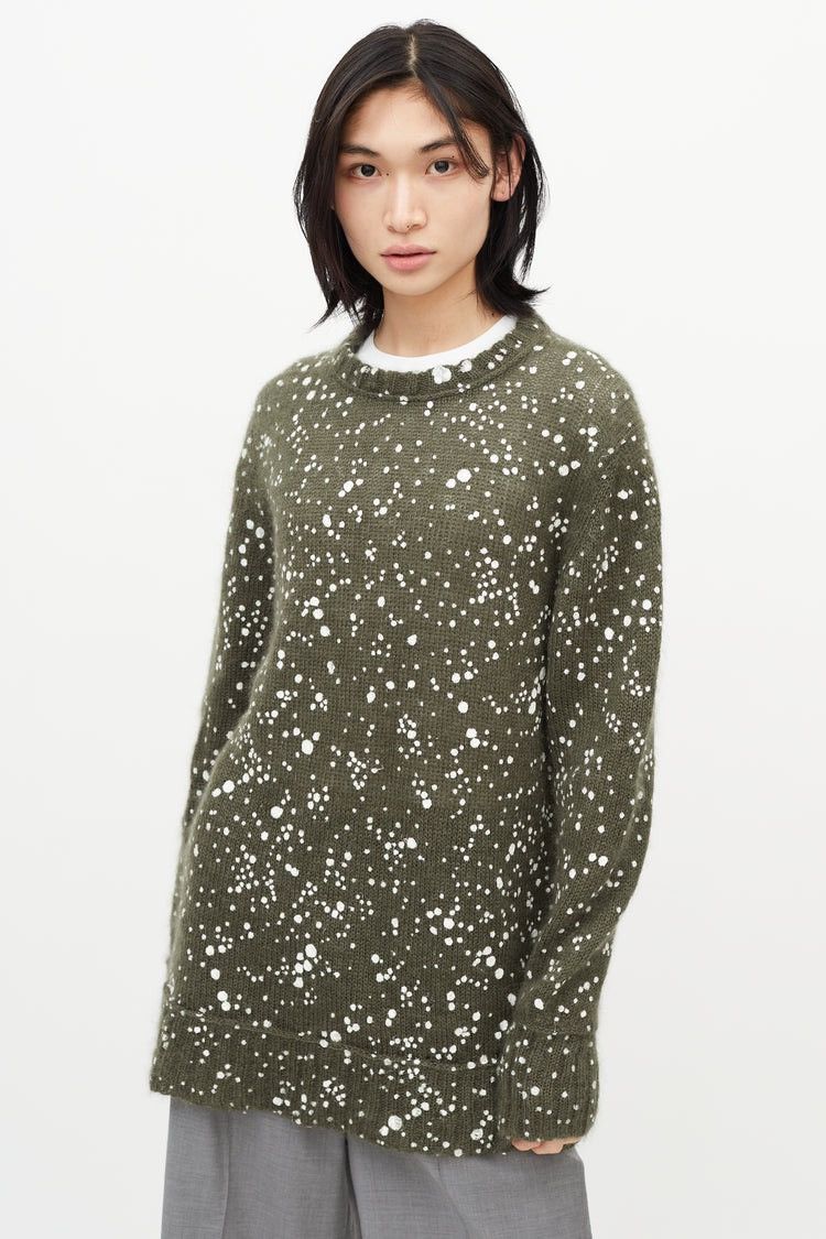 Fendi FENDI GREEN POLKADOT SWEATERS Size US M / EU 48-50 / 2 - 2 Thumbnail
