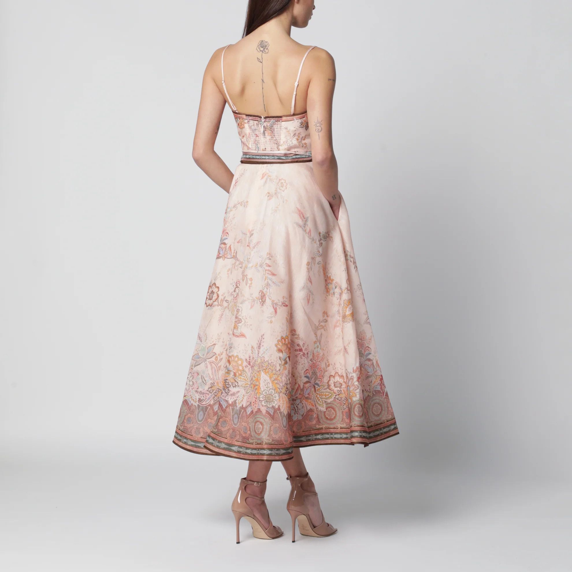 Zimmermann o1d2blof0526 Midi Dress in Multicolor Size M / US 6-8 / IT 42-44 - 3 Thumbnail