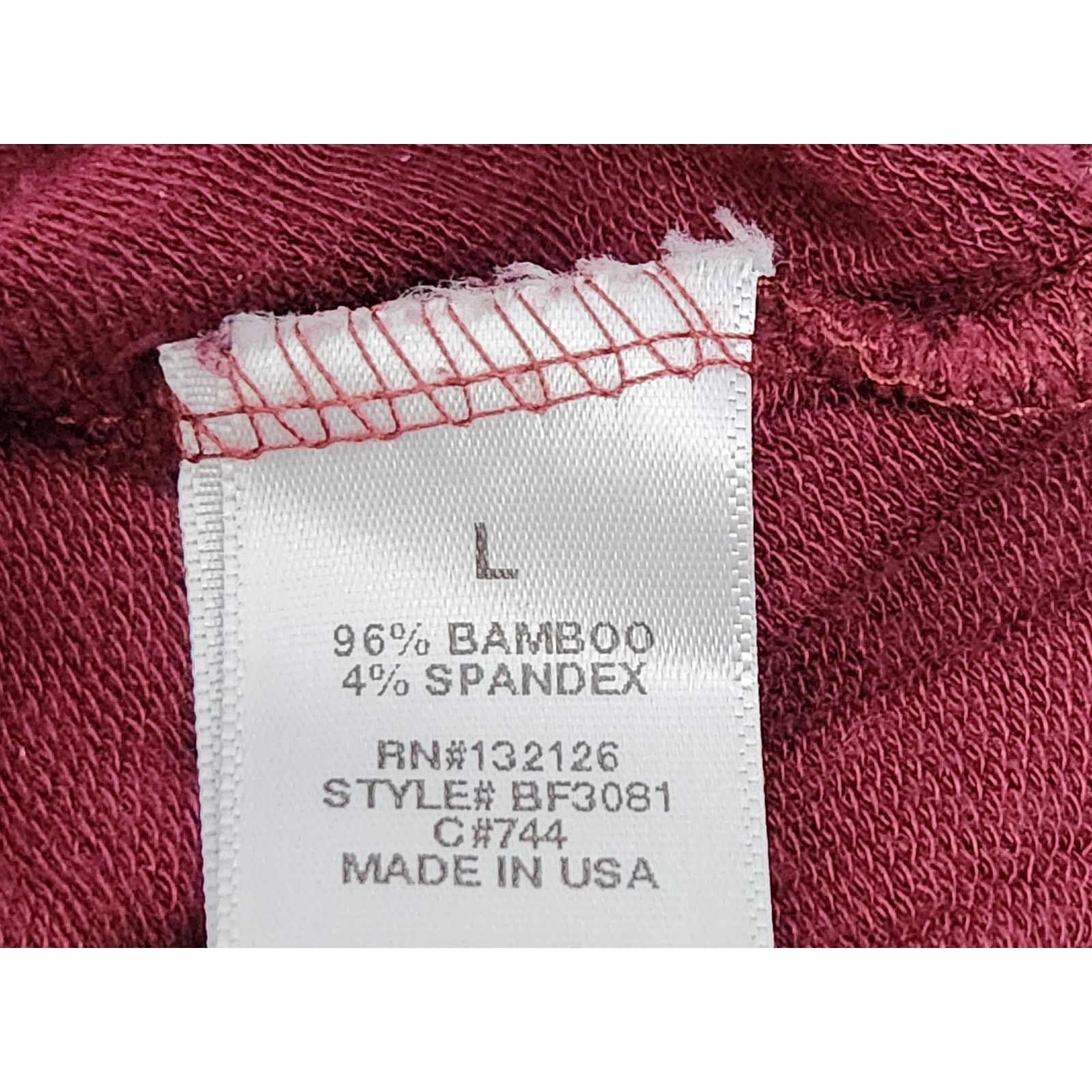 Other Emma's Closet Burgundy Red Round Neck Long Sleeve Top Large Size L / US 10 / IT 46 - 5 Thumbnail