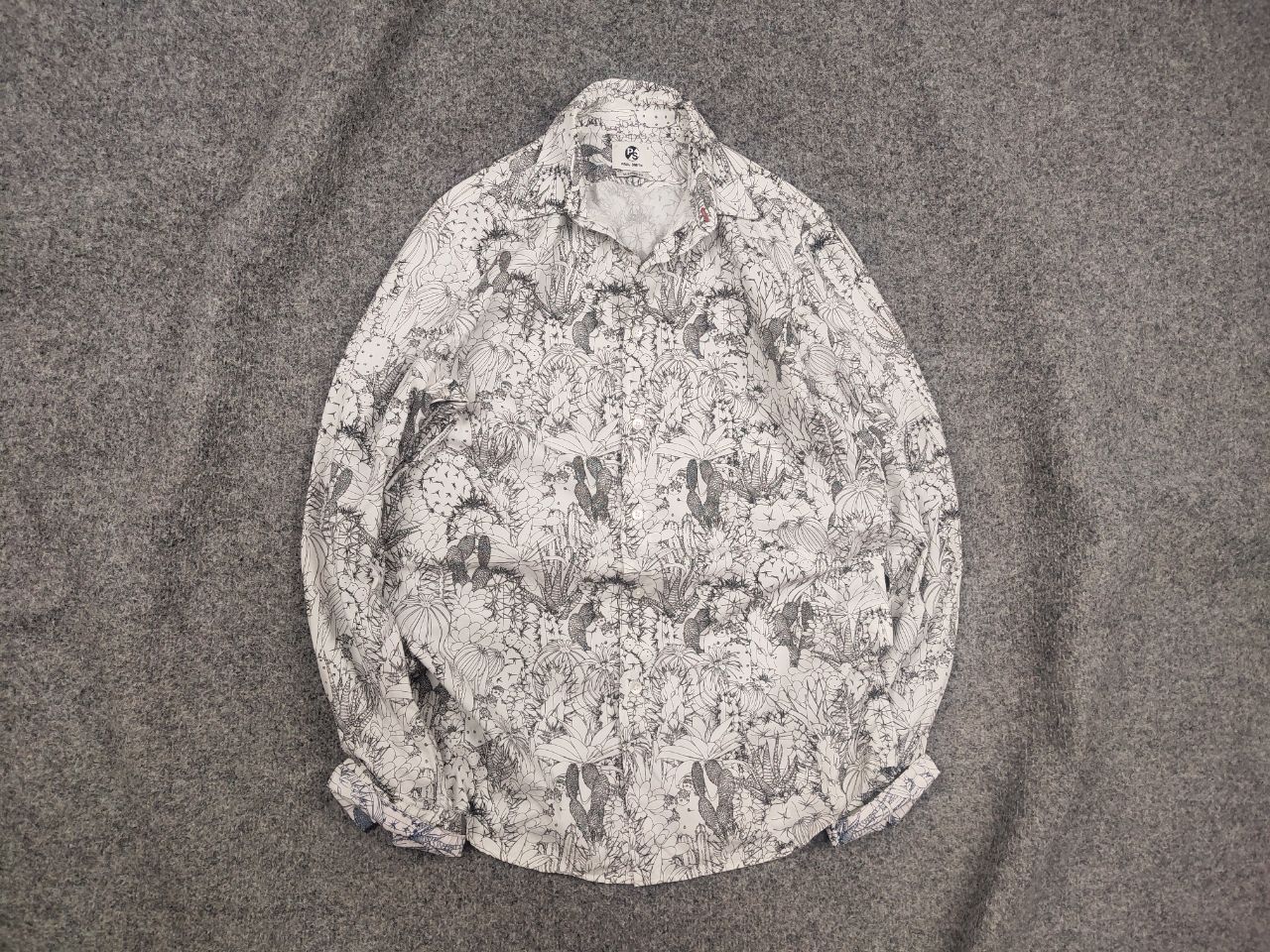 Paul Smith Paul Smith All-Over Pattern Cactus Sketch Long Sleeve Shirt Size US S / EU 44-46 / 1 - 1 Thumbnail