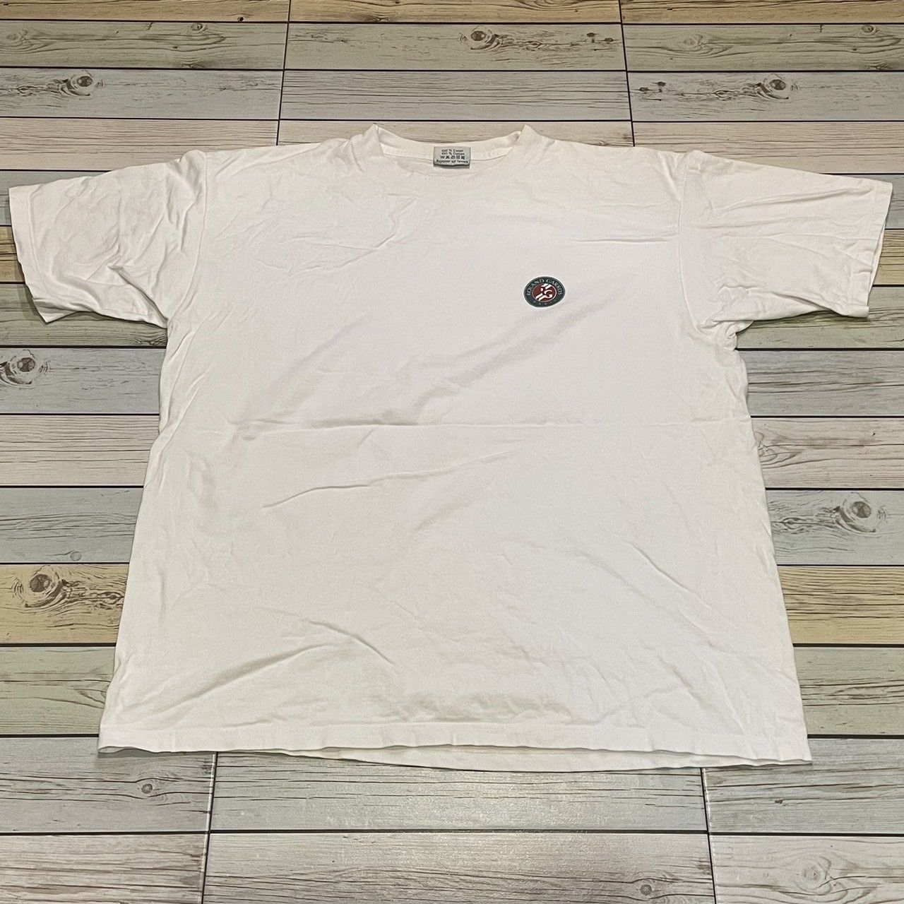 Other Rare Vintage 1998 Roland Garros Tennis Tee Grand Slam Size US XL / EU 56 / 4 - 2 Thumbnail