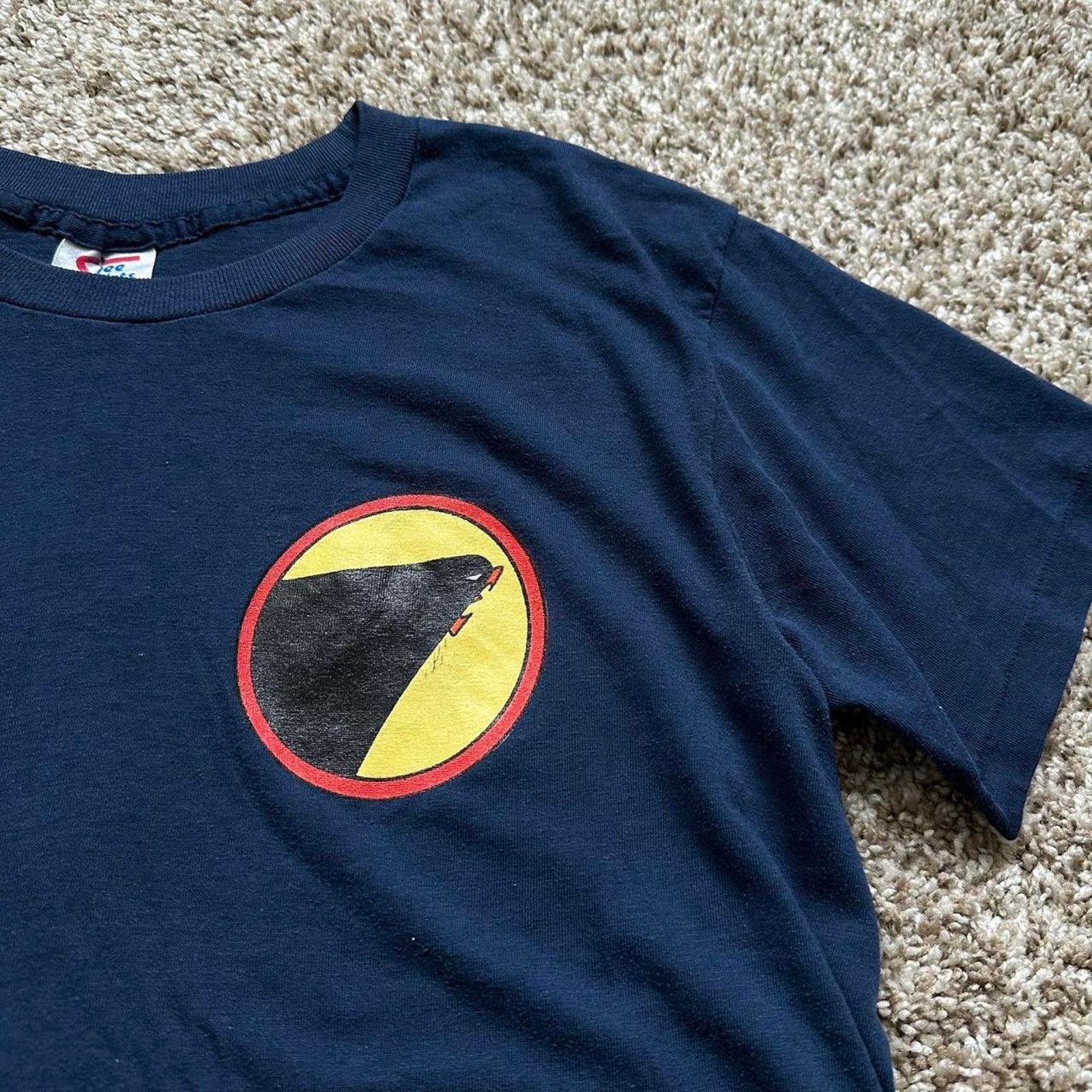Vintage Vintage 80s Blackhawk Comic Fitted Thin Basic Graphic Shirt Size US M / EU 48-50 / 2 - 3 Thumbnail