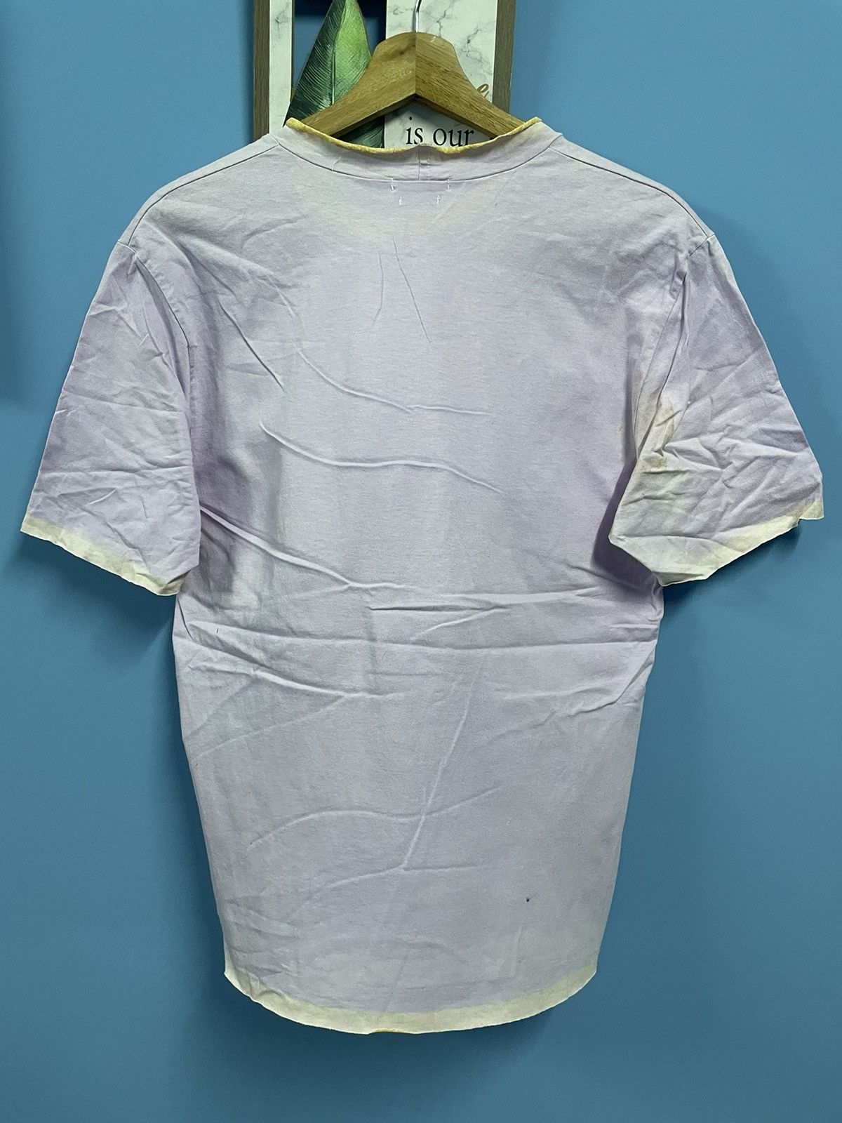 Stone Island VINTAGE STONE ISLAND SPELL OUT PURPLE TSHIRT Size US S / EU 44-46 / 1 - 9 Thumbnail