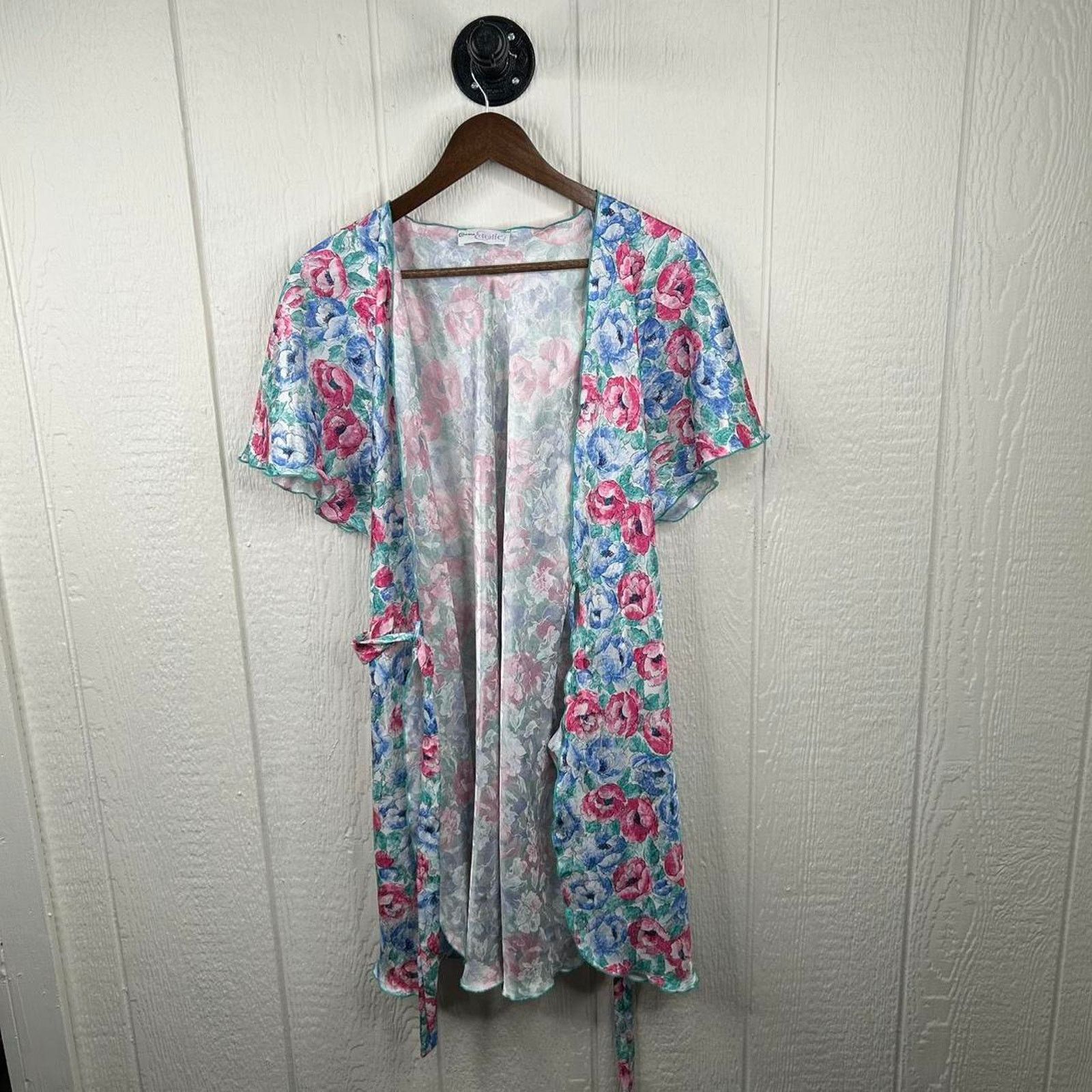 Other Vintage 80's Floral Dress & Robe Set Small - $50 Size ONE SIZE - 8 Thumbnail