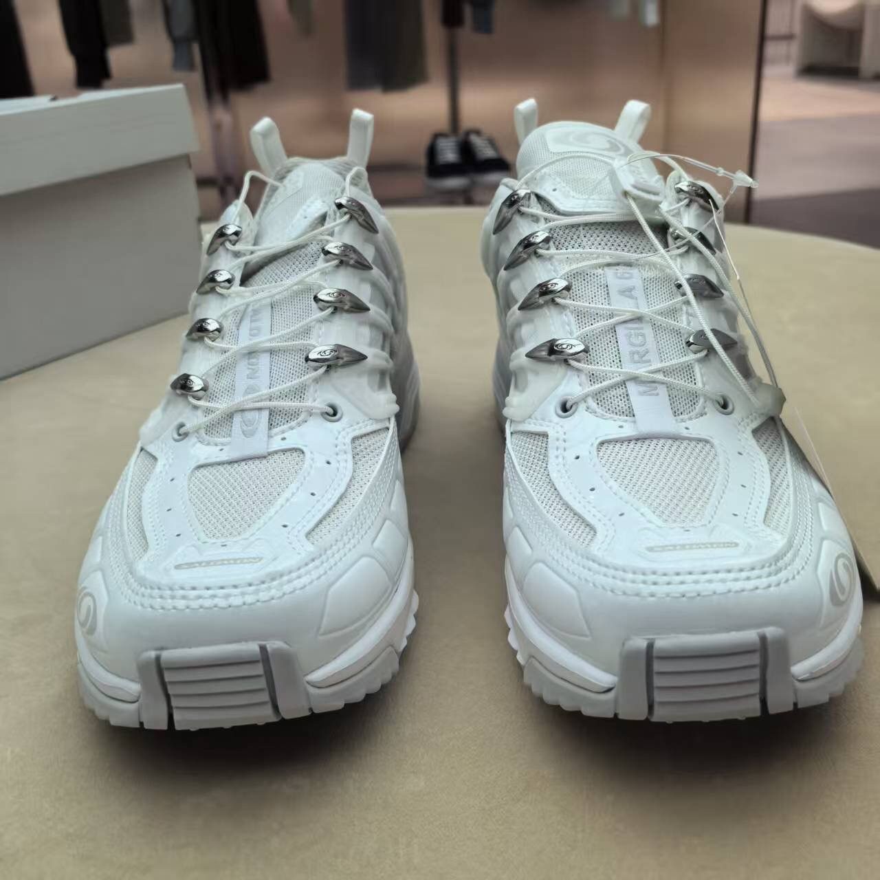 Maison Margiela × Salomon Brand New Salomon X MM6 ACS PRO White Sneaker Size US 9 / EU 42 - 3 Thumbnail