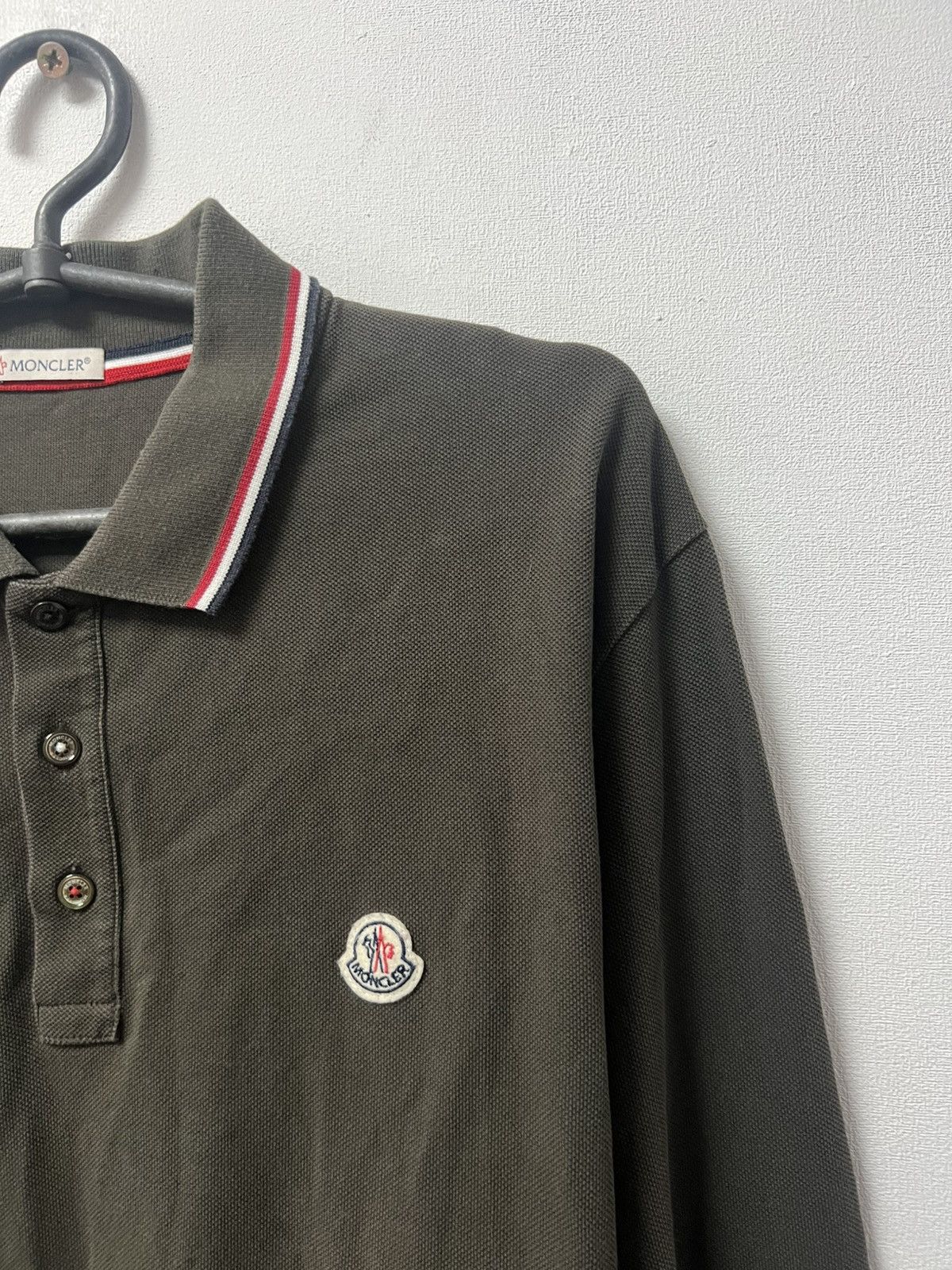 Moncler Moncler Longsleeve Shirt Green Luxury Size XXL XL Size US XXL / EU 58 / 5 - 3 Thumbnail