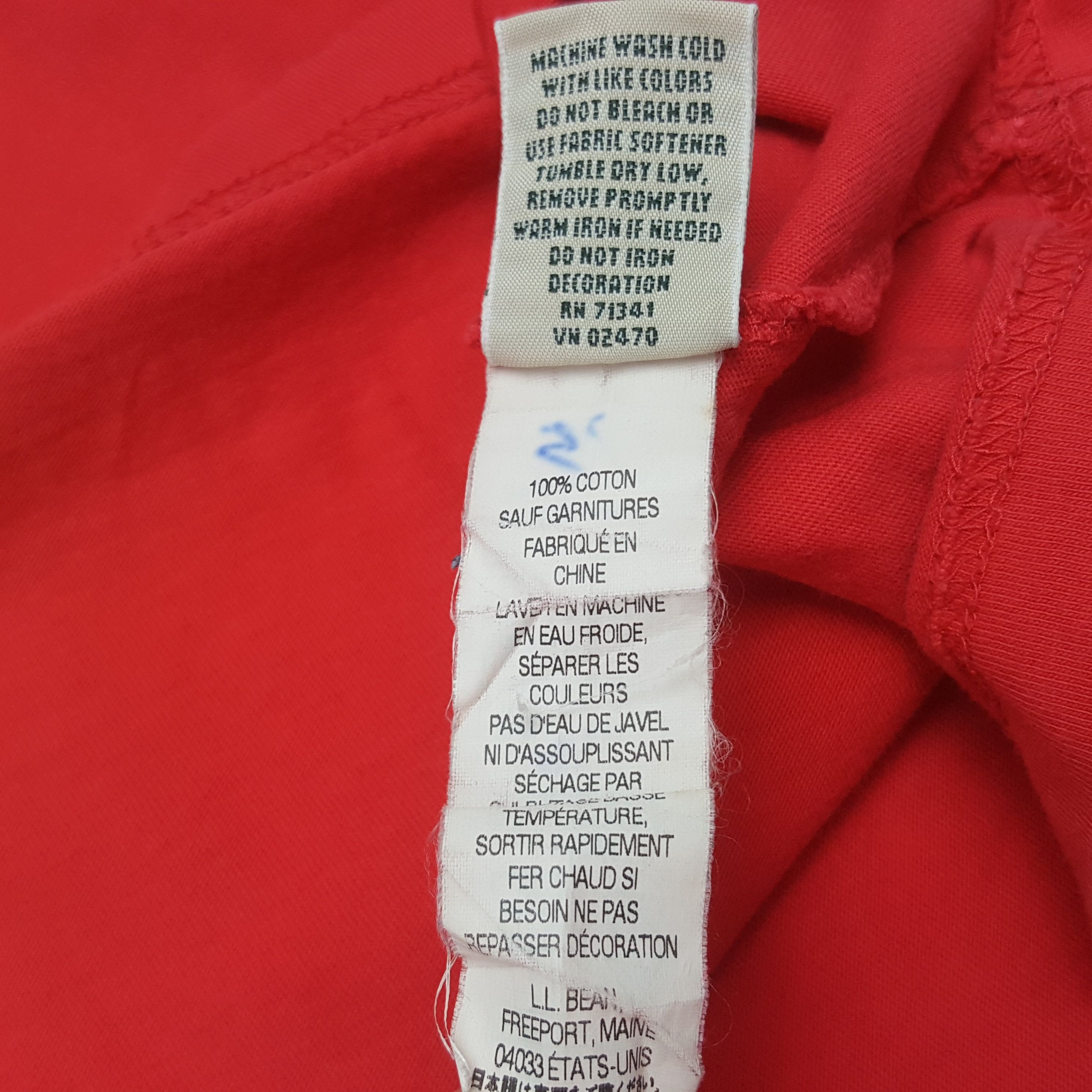 L.L. Bean × Vintage Vintage 1912 L.L. Bean Maine Outdoor Tshirt Size US L / EU 52-54 / 3 - 7 Thumbnail