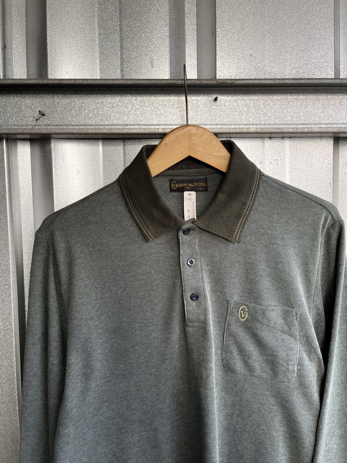 Gianni Valentino Gianni valentino long sleeve polo shirt Size US M / EU 48-50 / 2 - 2 Thumbnail