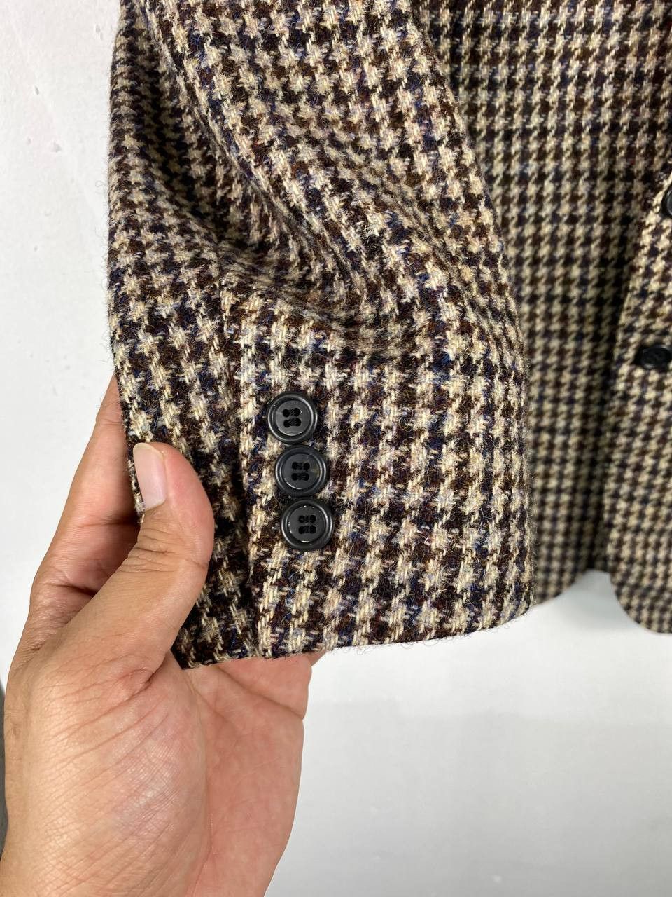Harris Tweed harris tweed wool woven jacket nice design Size US L / EU 52-54 / 3 - 3 Thumbnail