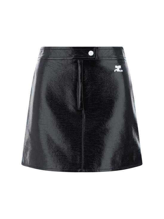 スカート COURREGES Woman Skirt Black PERCJU001VY0014 9999 Courreges COURREGES Women Skirts PERCJU001VY0014 9999 BLACK