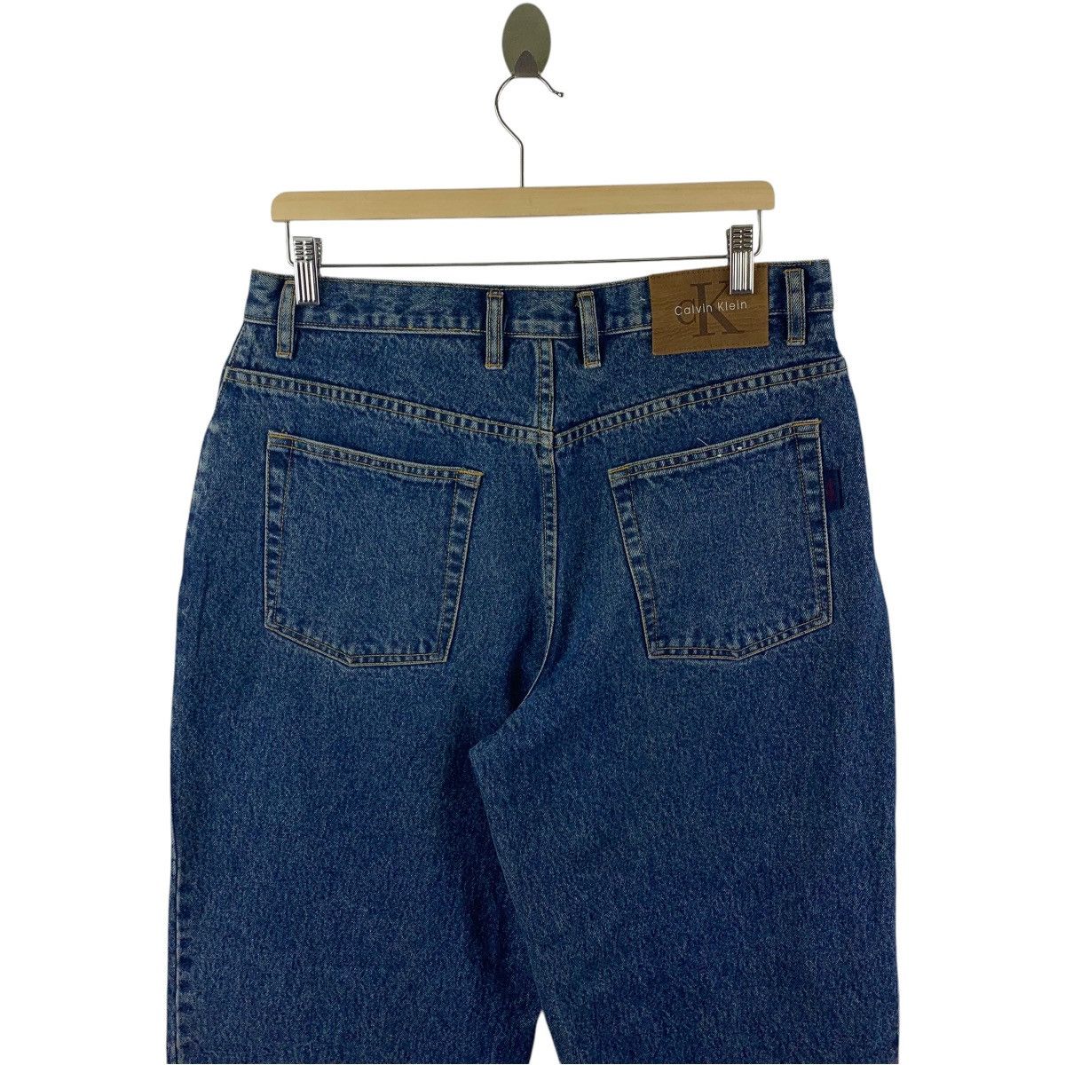 Calvin Klein × Vintage Vintage CALVIN KLEIN Straight cut blue jeans Size US 33 - 16 Thumbnail