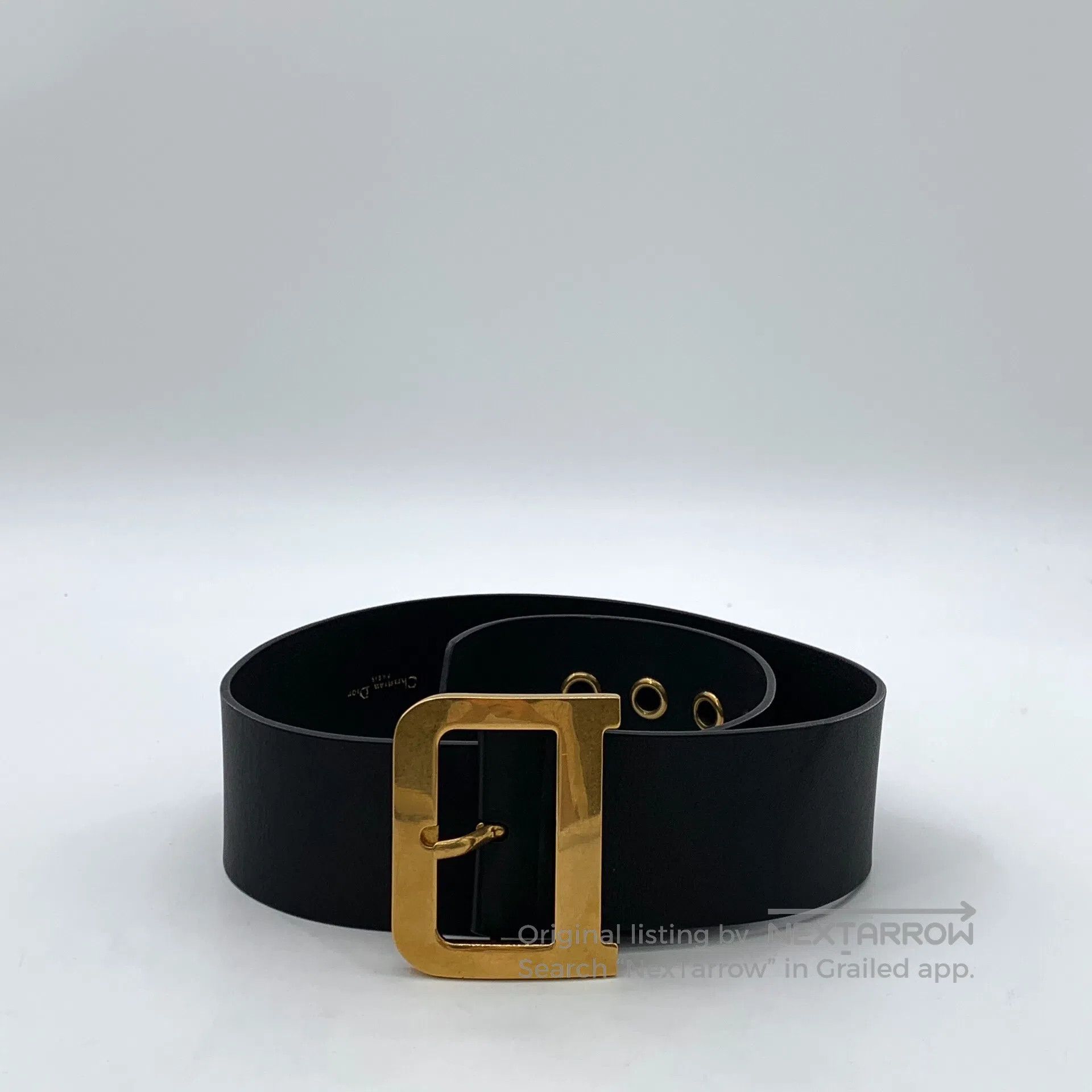 Dior Dior Black D Buckle Belt| Size ONE SIZE - 2 Thumbnail