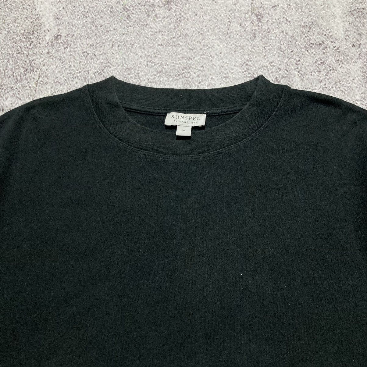 Sunspel 🇯🇵 2000s Sunspel Basic Longslevee T-shirt Black Designer Size US M / EU 48-50 / 2 - 3 Thumbnail