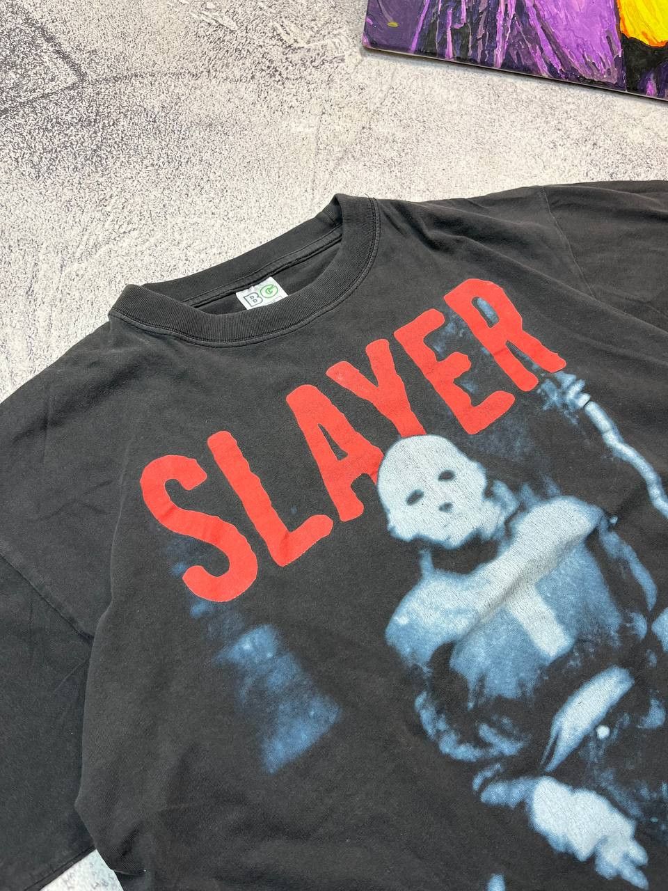 Vintage Vtg 1998 Slayer Diabolus in Musica T-Shirt Travis Scott Size US L / EU 52-54 / 3 - 6 Thumbnail