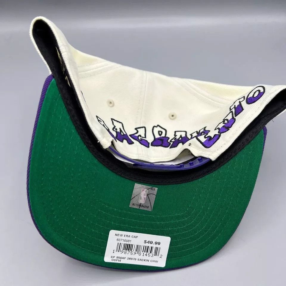 New Era × Vintage Sacramento Kings Hat Men Graffiti Retro Snap Back A-Frame Size ONE SIZE - 7 Thumbnail