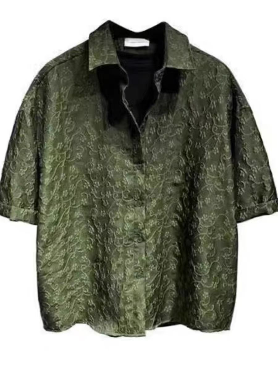 Vintage Casual Loose Short Sleeve Shirt Size US S / EU 44-46 / 1 - 3 Thumbnail