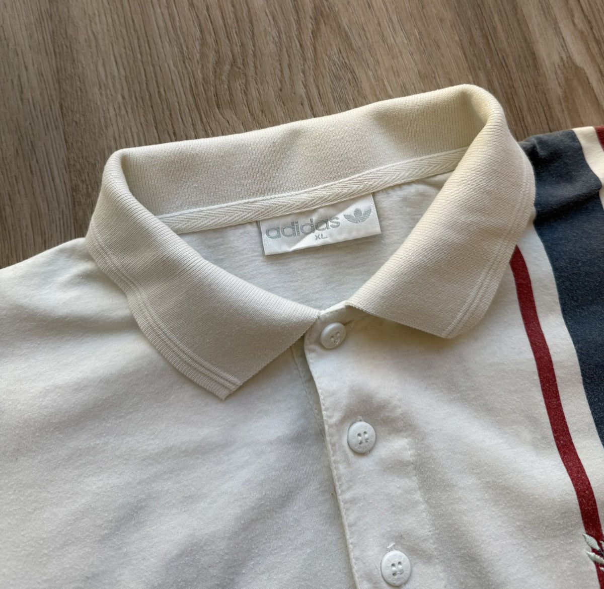 Adidas Vintage 90s Adidas Classic Tennis Polo T-Shirt Size US XL / EU 56 / 4 - 10 Thumbnail