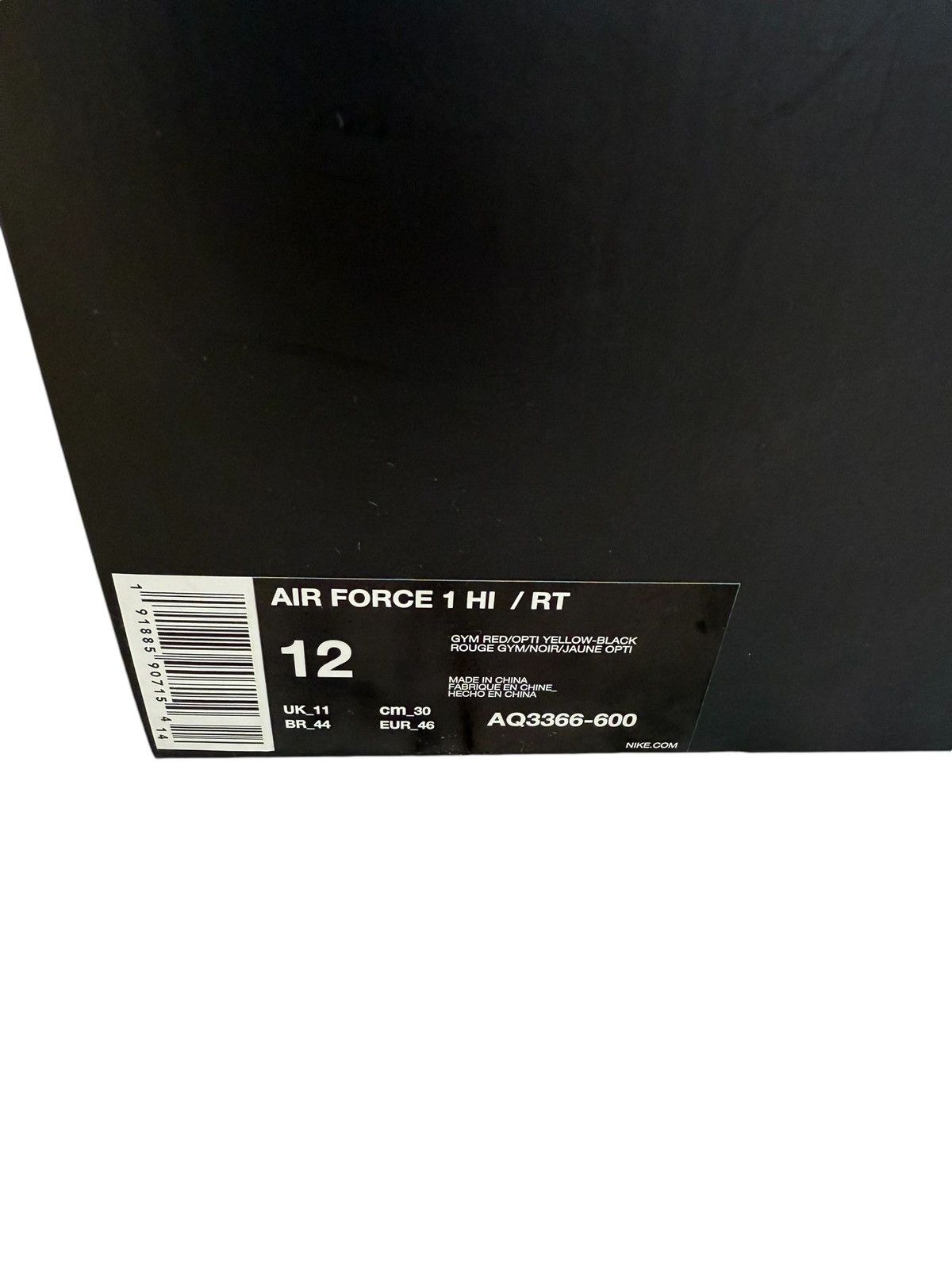 Nike Nike X Riccardo Tisci Air Force High Size US 12 / EU 45 - 11 Thumbnail