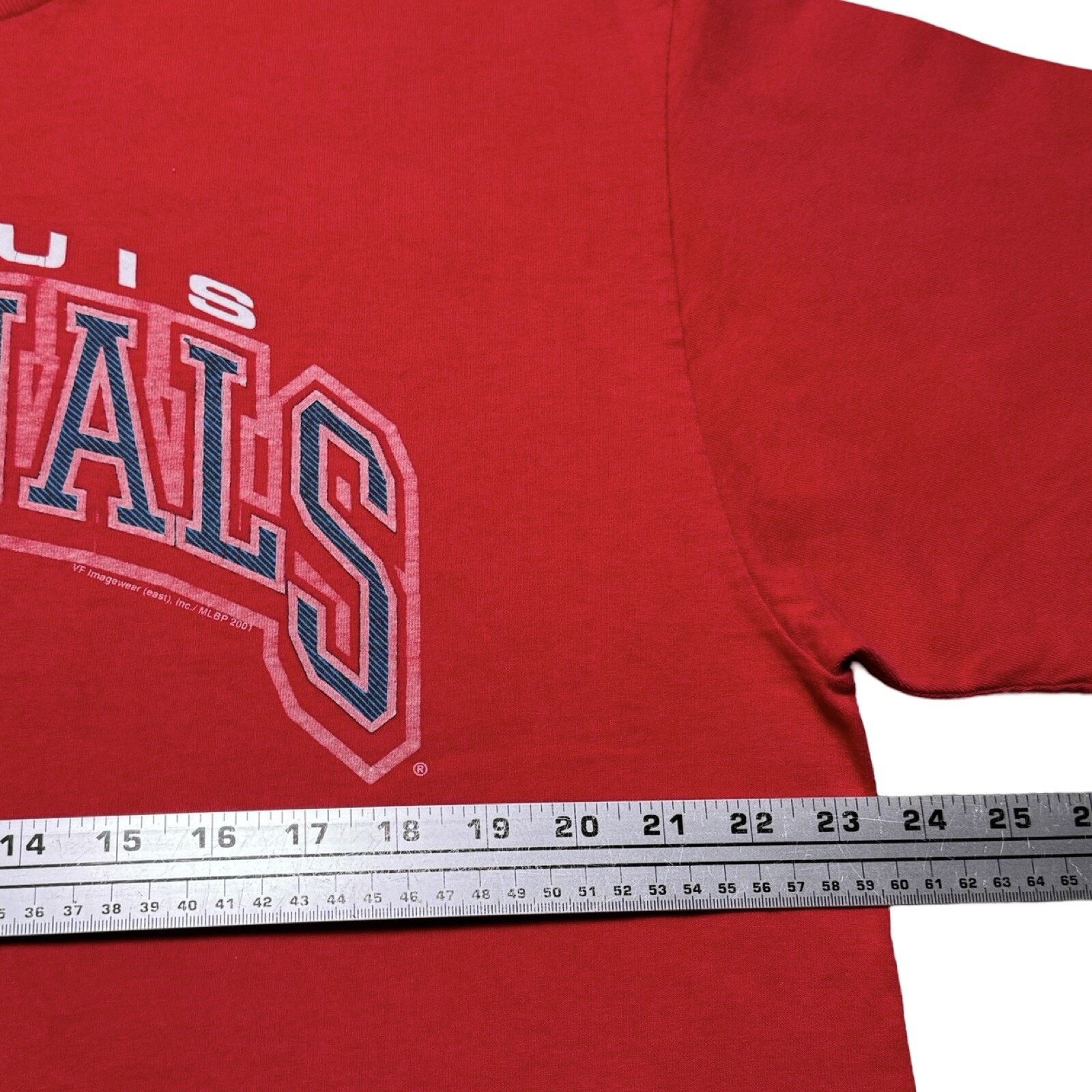 Lee Vintage Y2K MLB ST Louis Cardinals Graphic T Shirt Red XL Size US XL / EU 56 / 4 - 3 Thumbnail