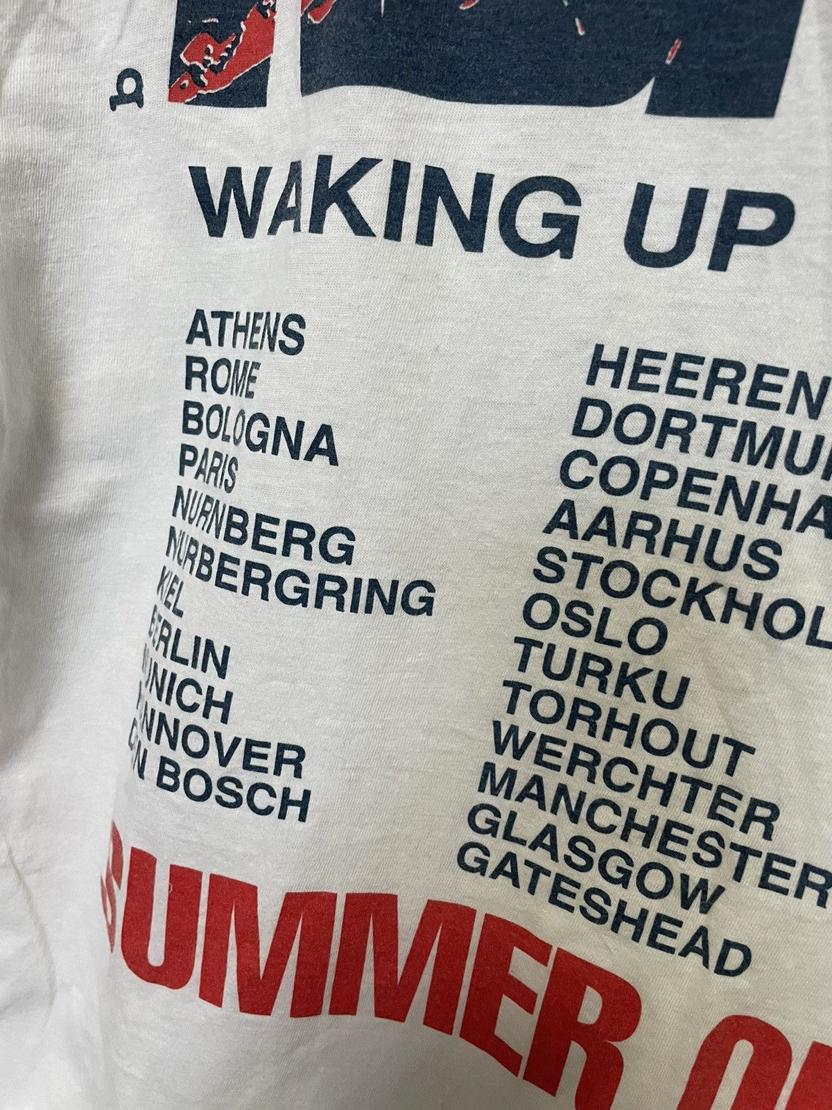 Band Tees × Vintage 1992 Bryan Adam’s Waking Up The World Tour Tee Vintage Shirt Size US XL / EU 56 / 4 - 14 Thumbnail