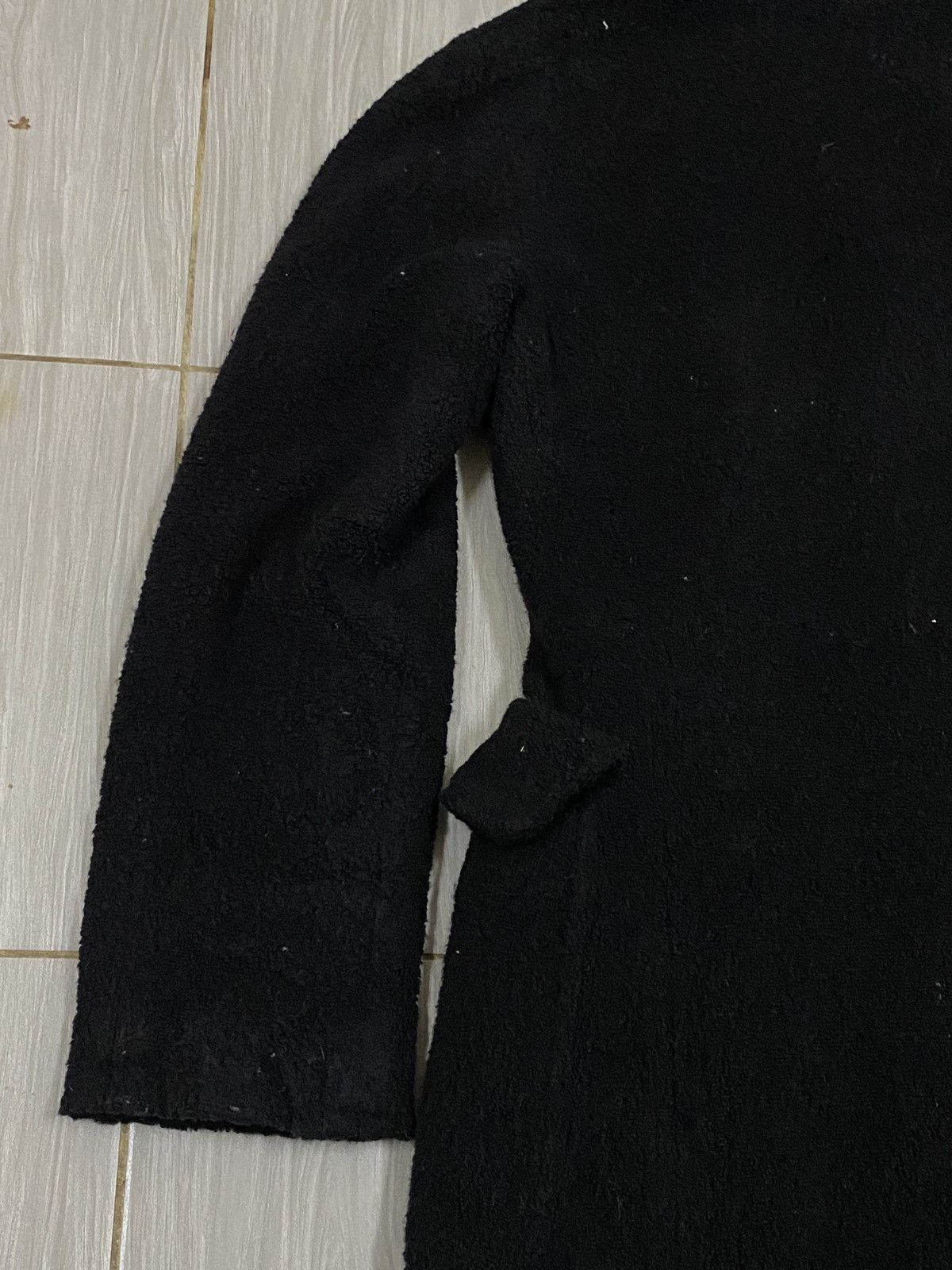 Emporio Armani EMPORIO ARMANI MEN COAT WOOL JACKET BLACK Size US S / EU 44-46 / 1 - 9 Thumbnail