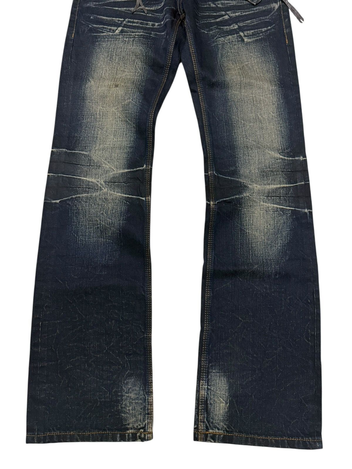 If Six Was Nine Flared Jeans Nicole Club Japan Boot Cut Denim Size US 29 - 5 Thumbnail