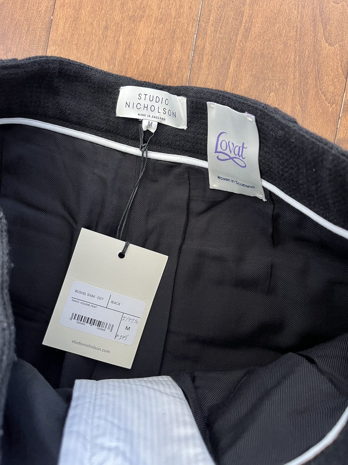 Studio Nicholson BUSHEL SNM PLEATED TROUSER Size 34R - 3 Thumbnail