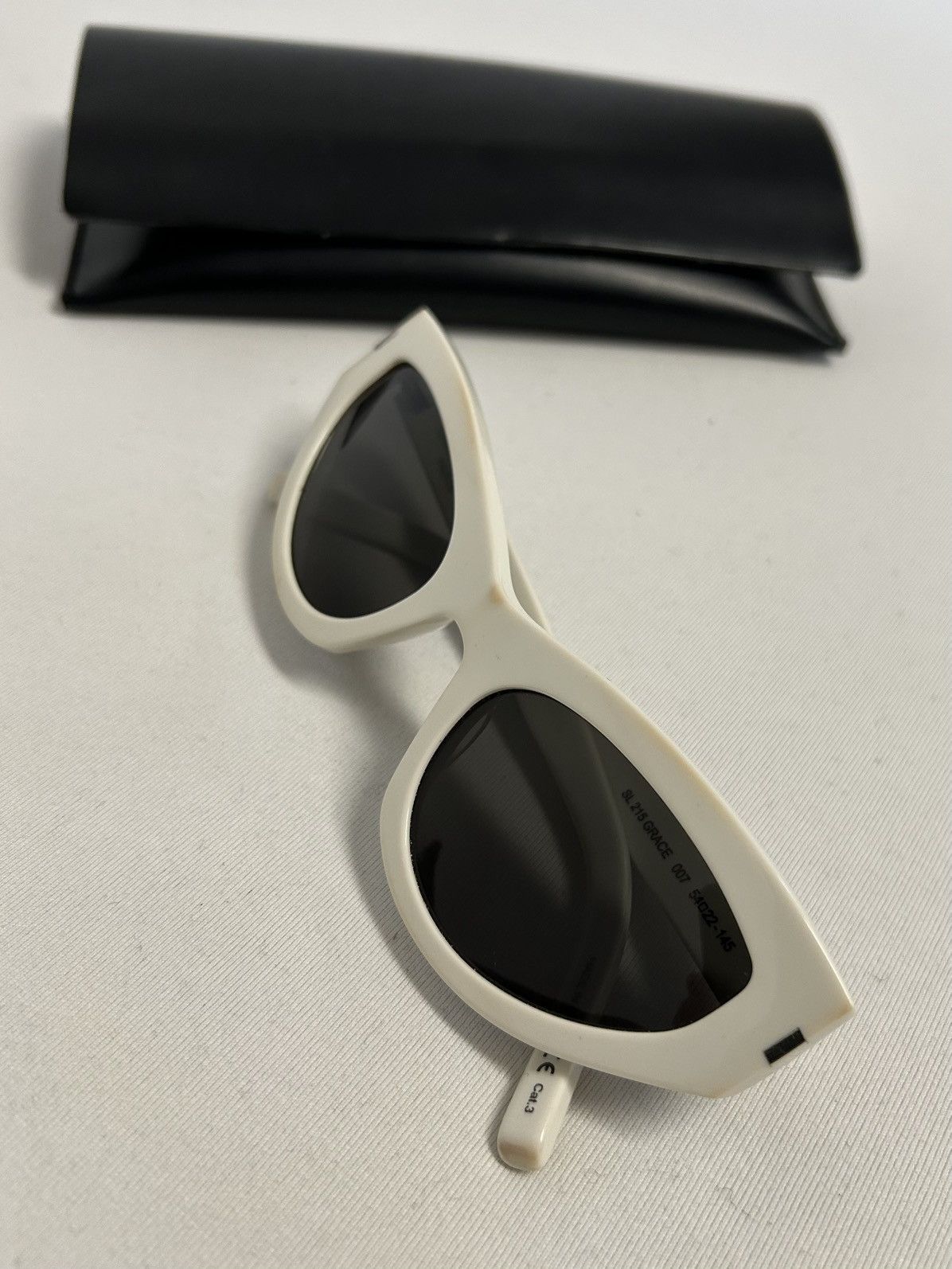 Saint Laurent Paris SL 215 GRACE Cat-Eye Sunglasses Size ONE SIZE - 14 Thumbnail