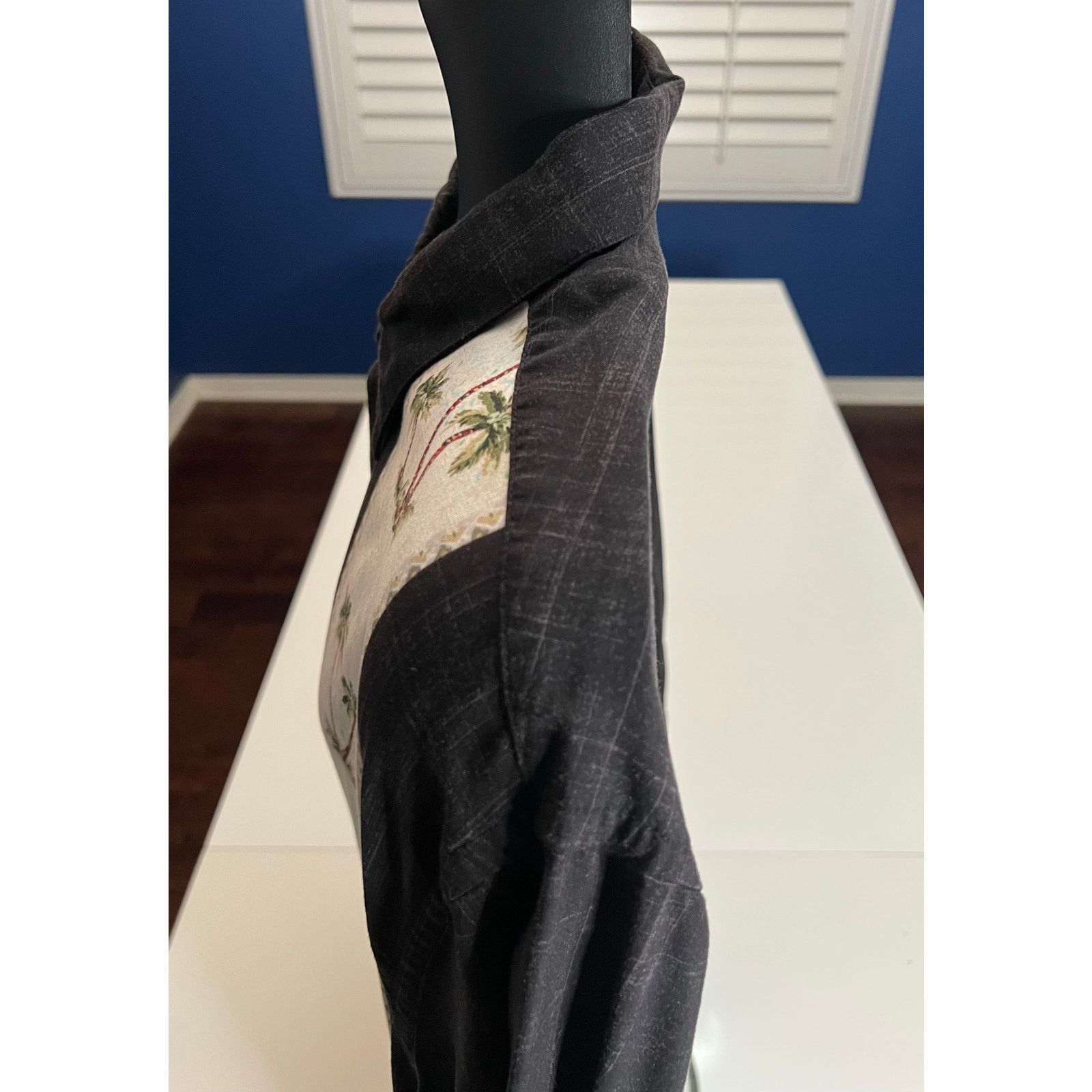 Campia Moda Campia 2XL Hawaiian Shirt Black Palm Tree Button Down Size US XXL / EU 58 / 5 - 6 Thumbnail
